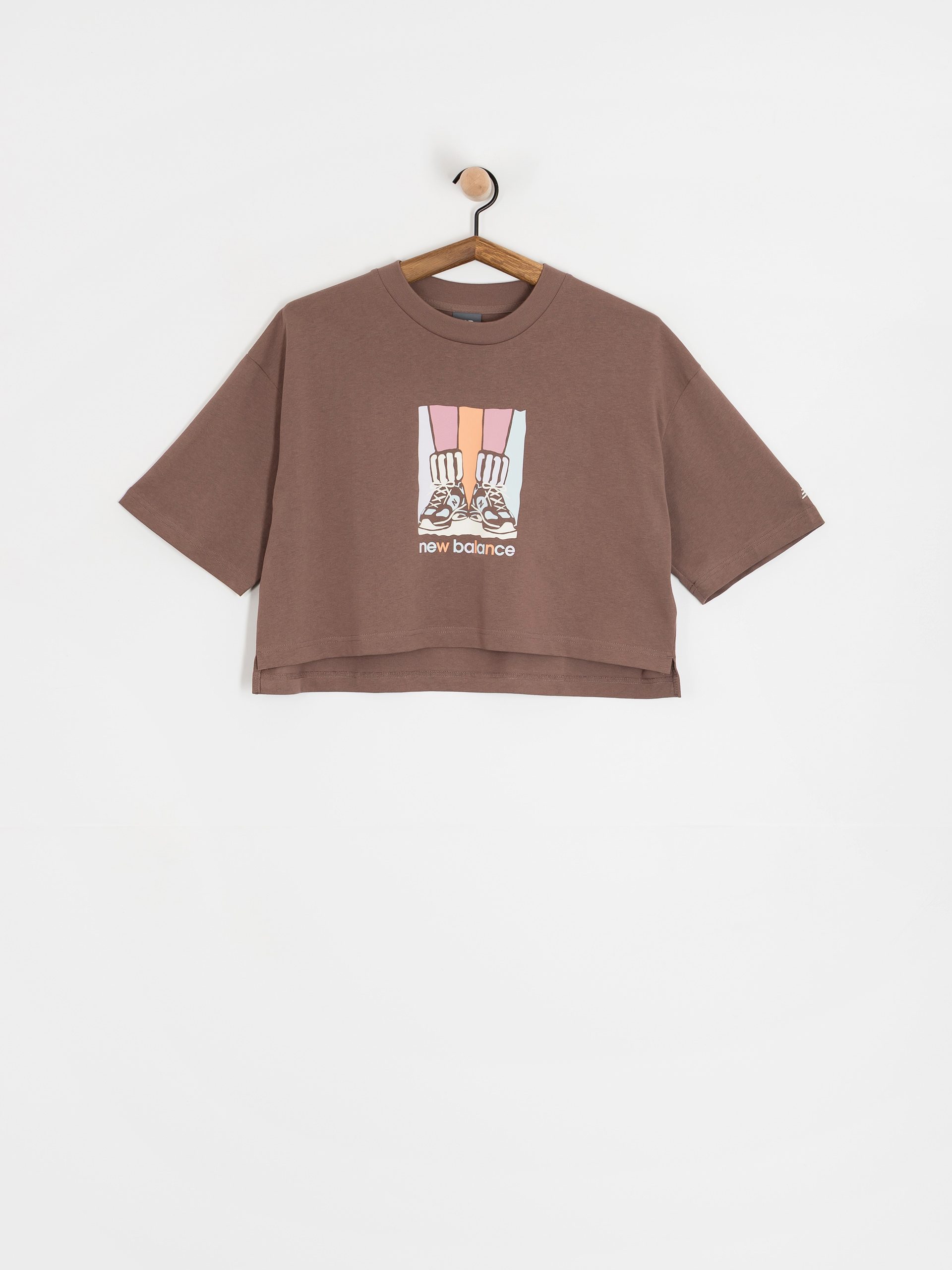 Tricou New Balance Athletics Gradient Shoes Wmn (brown)