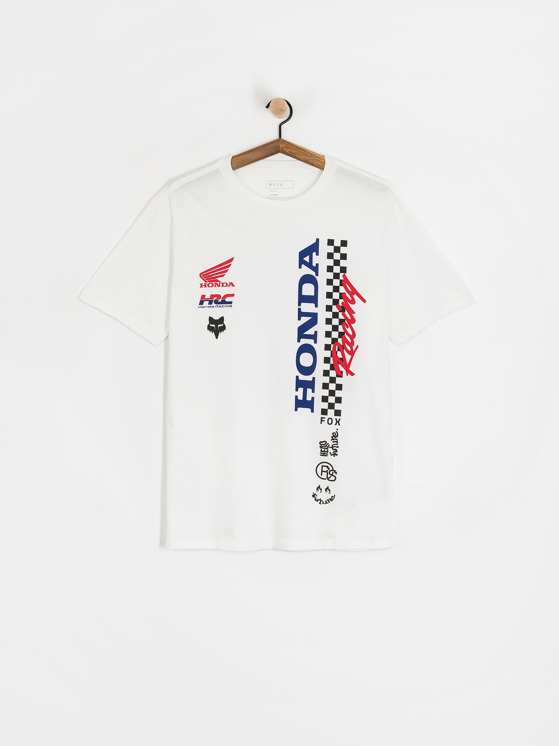 Tricou Fox Honda (optic white)