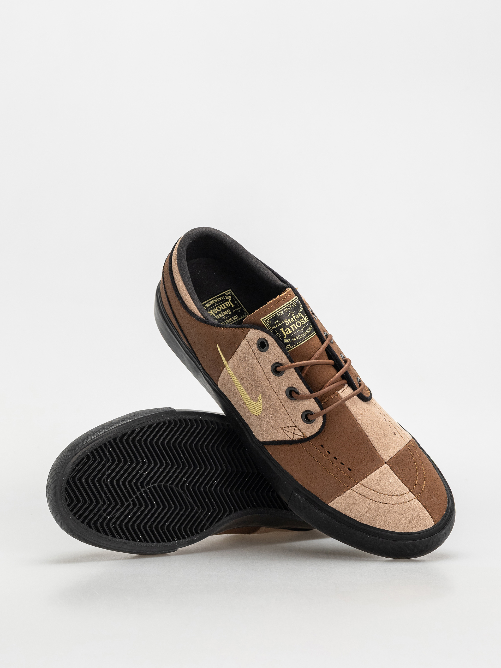 Pantofi Nike SB Zoom Janoski Og+ Prm (lt british tan/saturn gold hemp black)