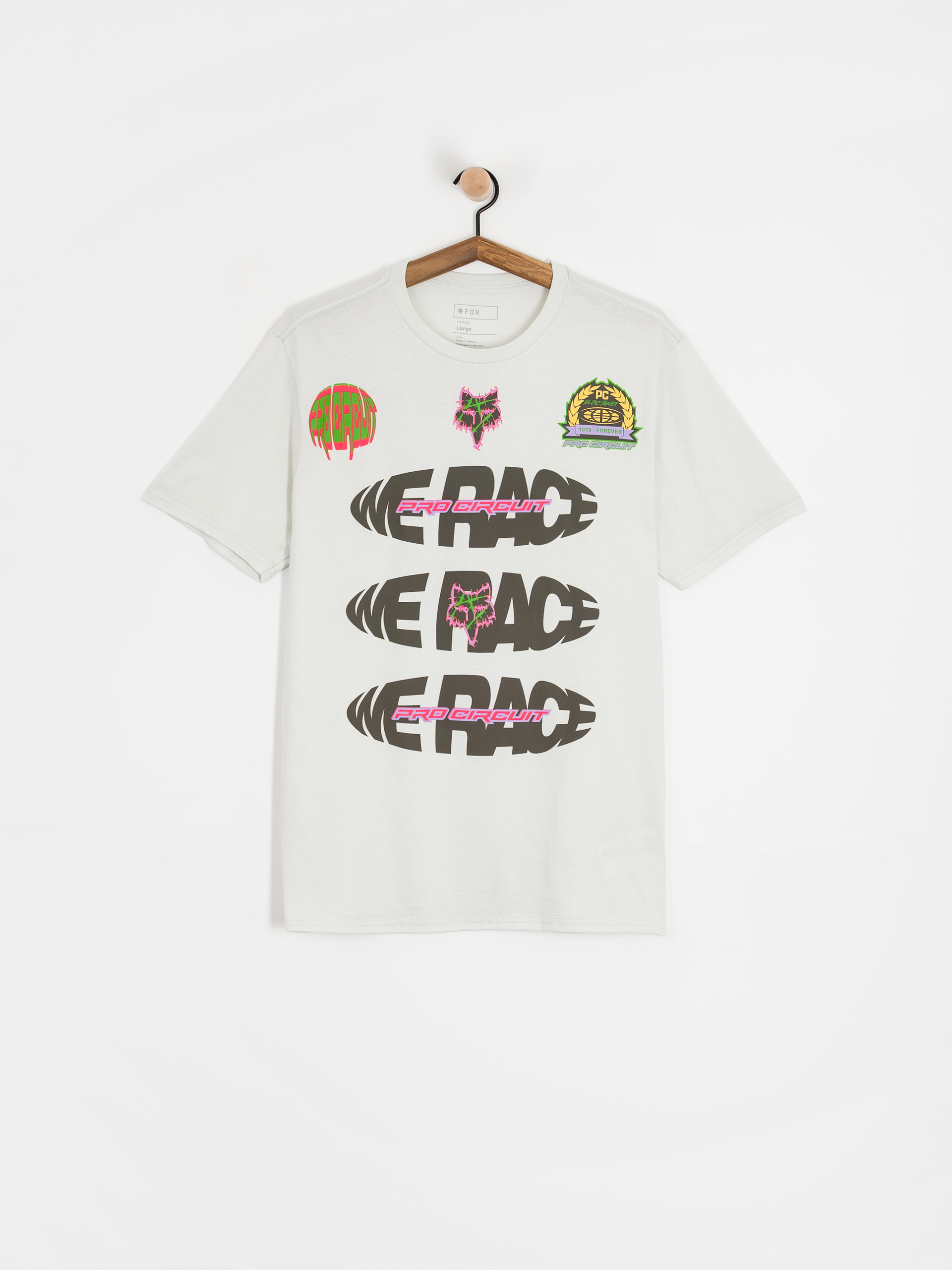 Tricou Fox Pro Circuit (light grey)