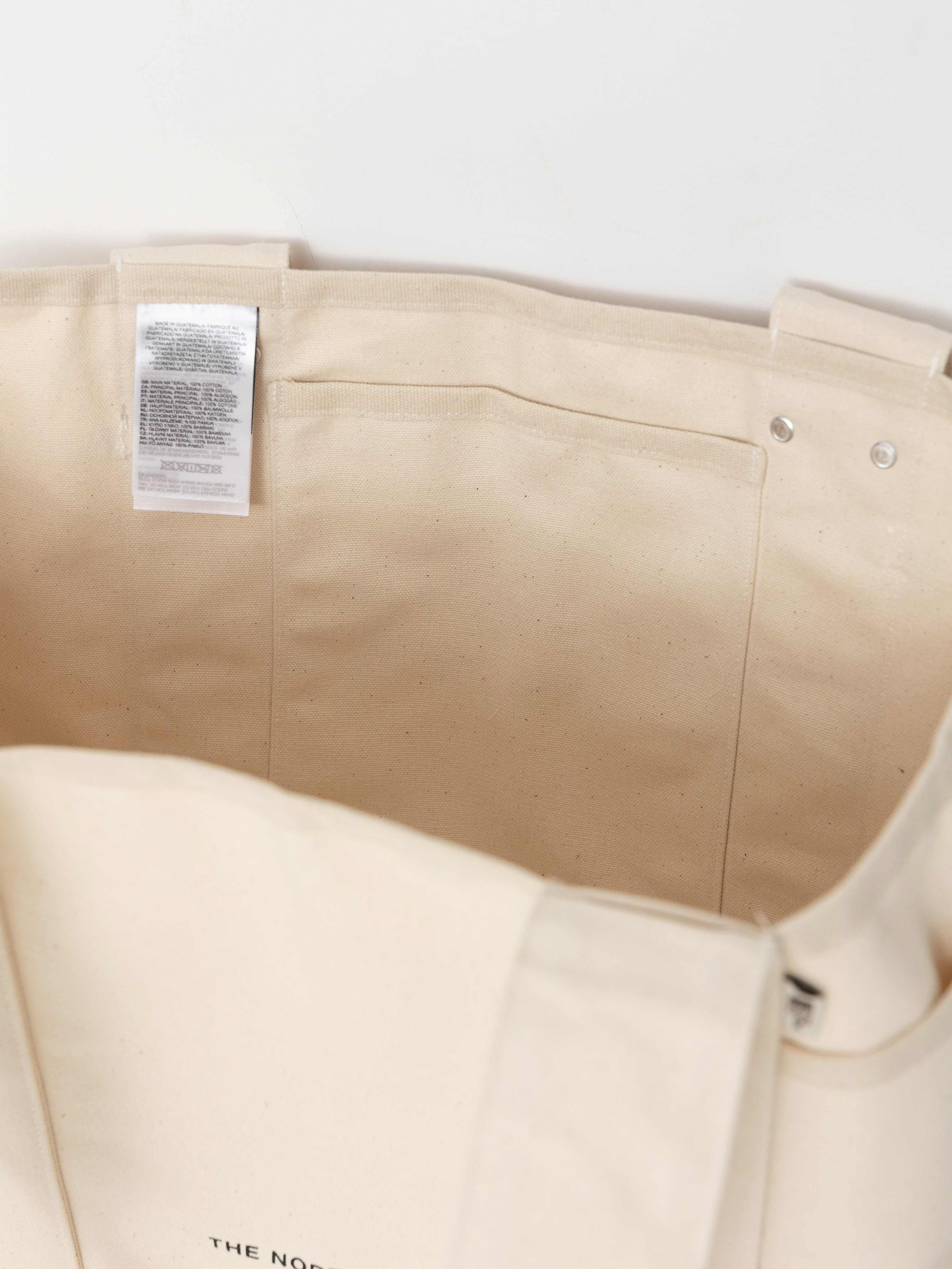 Poșetă The North Face Circular Cotton Tote (raw undyed)