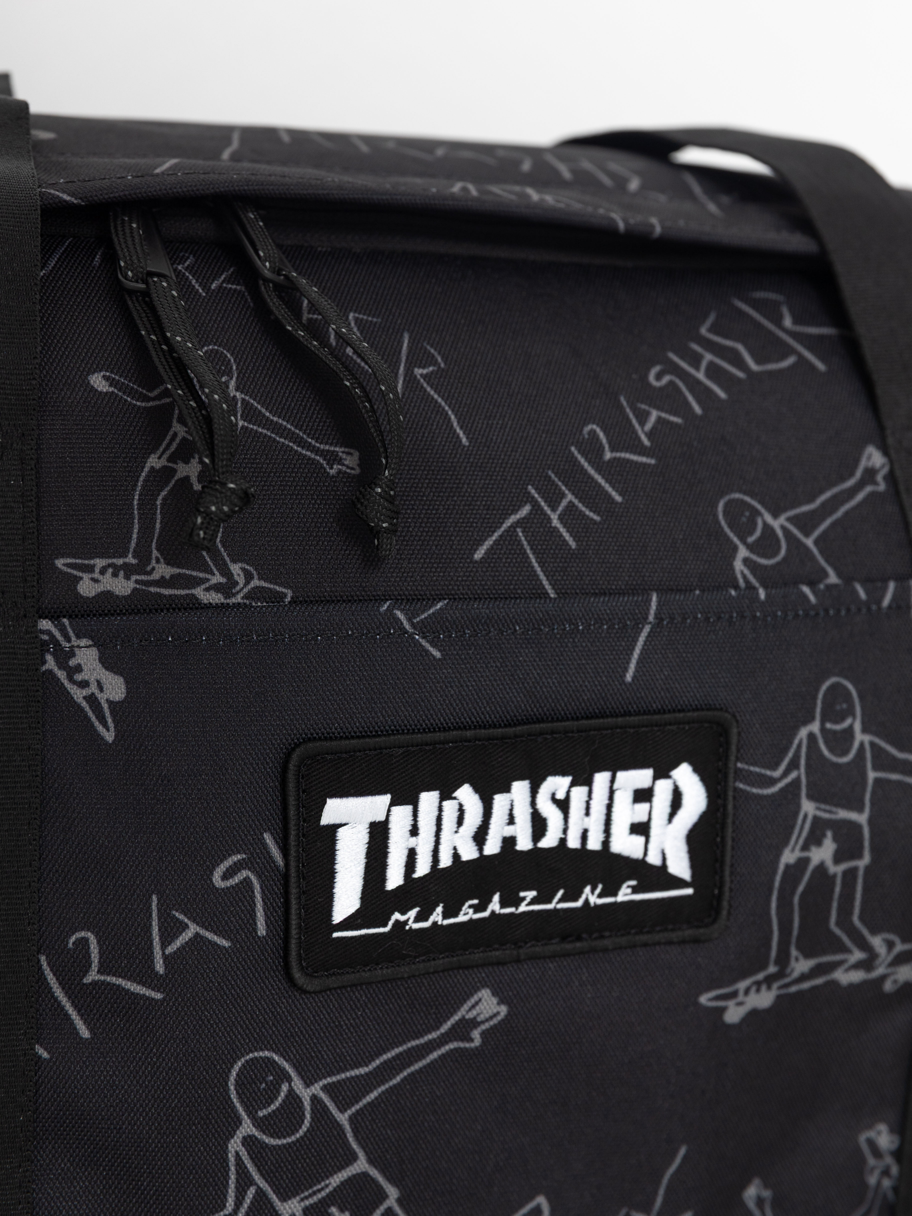 Geantă Herschel Supply Co. X Thrasher Gonz Heritage Skate Duffle (black)