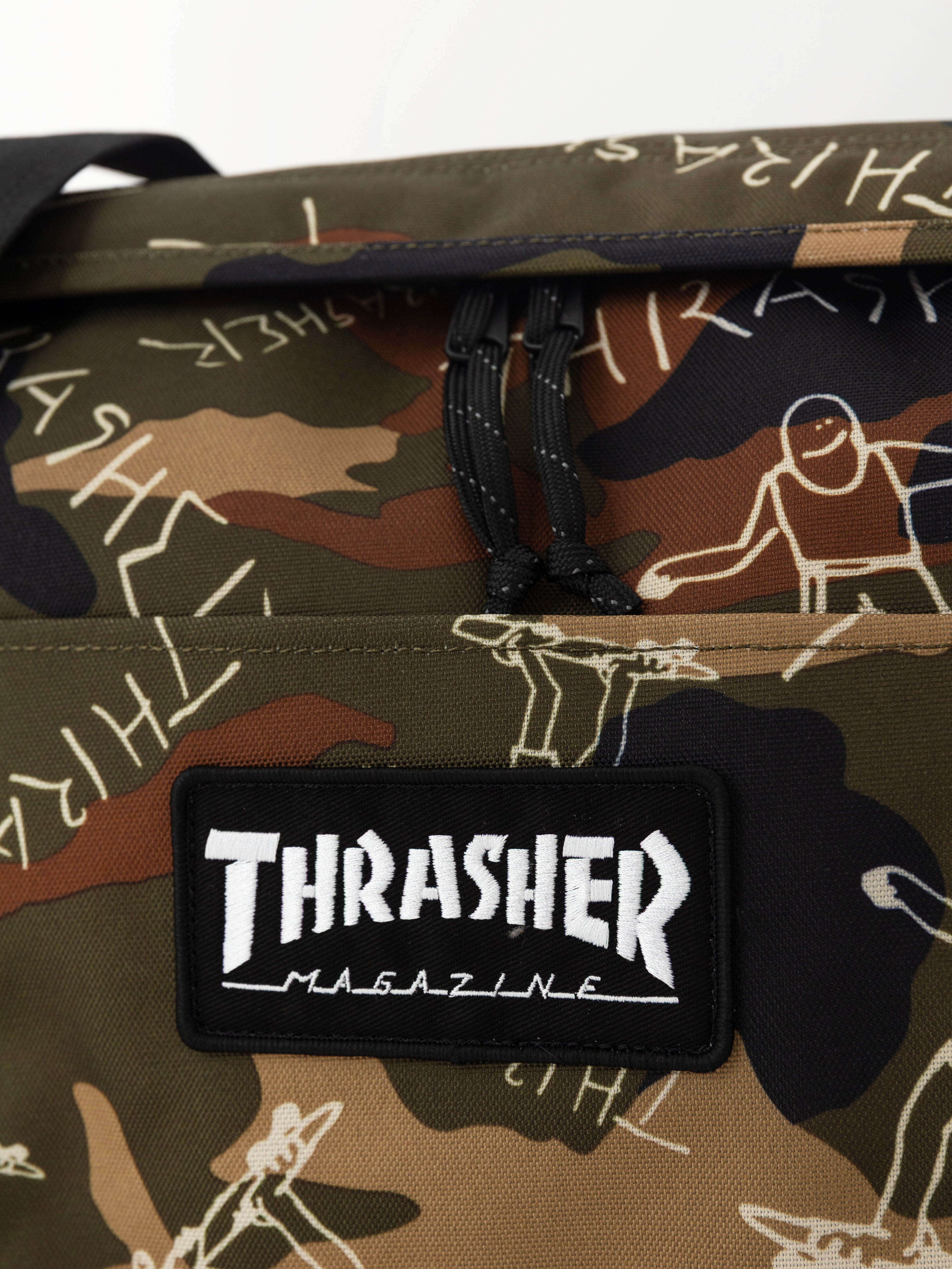 Geantă Herschel Supply Co. X Thrasher Gonz Heritage Skate Duffle (woodland camo)
