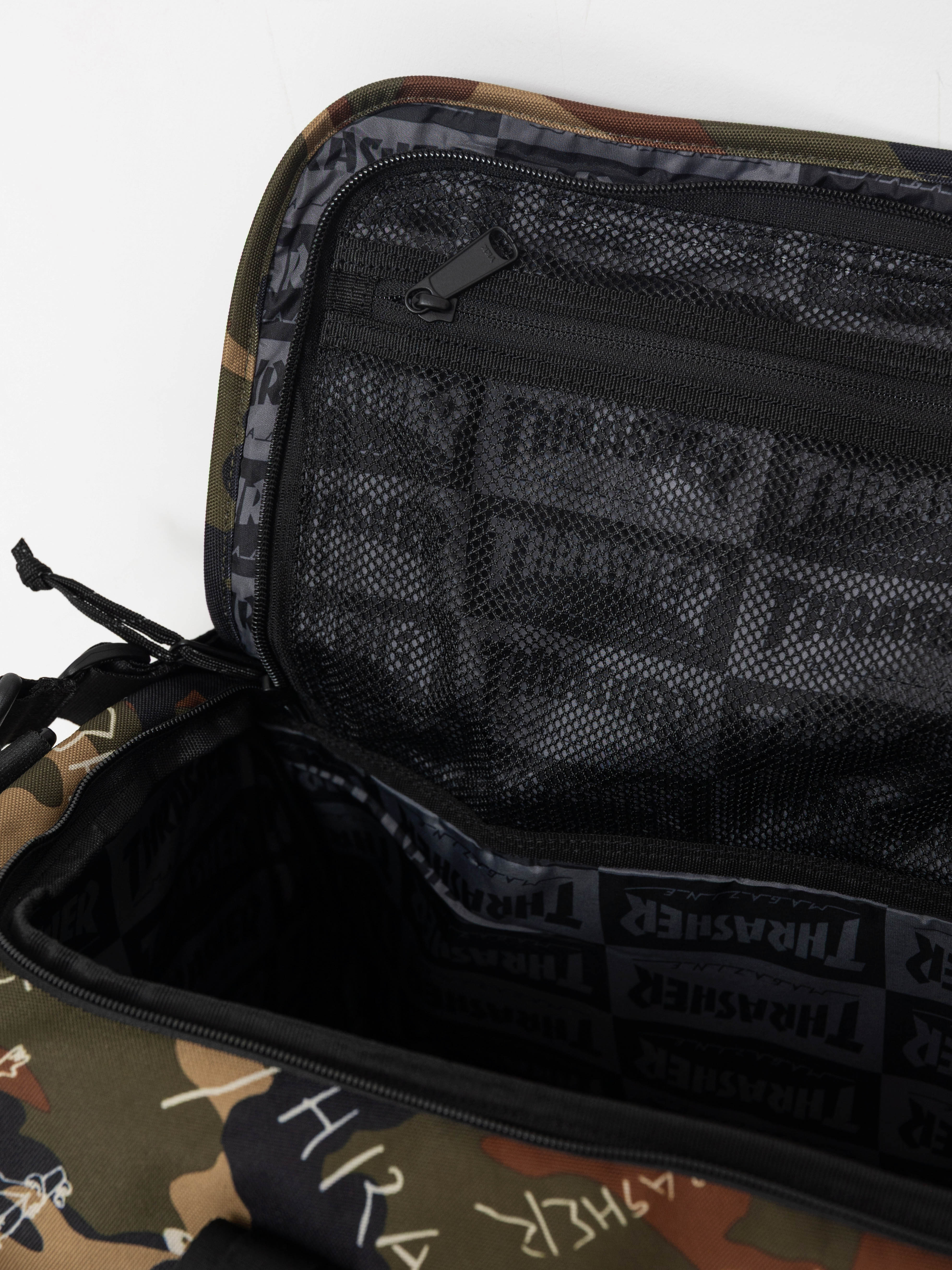 Geantă Herschel Supply Co. X Thrasher Gonz Heritage Skate Duffle (woodland camo)