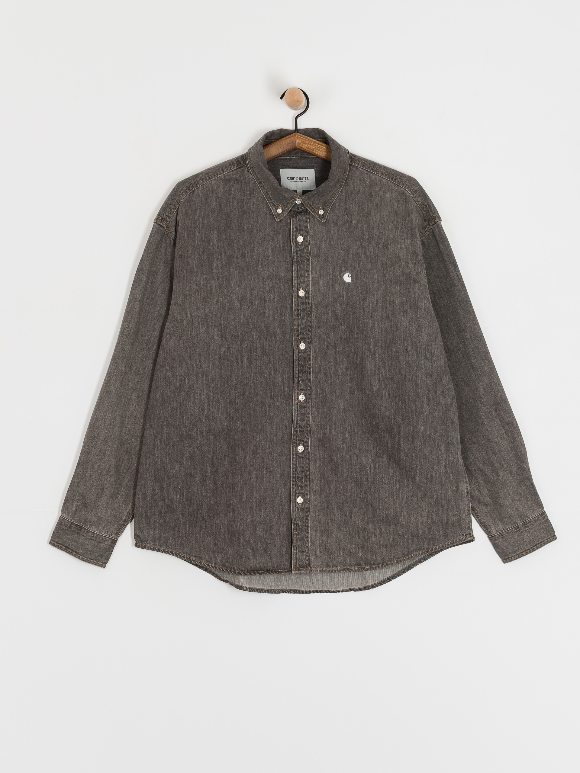 Cămașă Carhartt WIP Lucas (black/bleached)