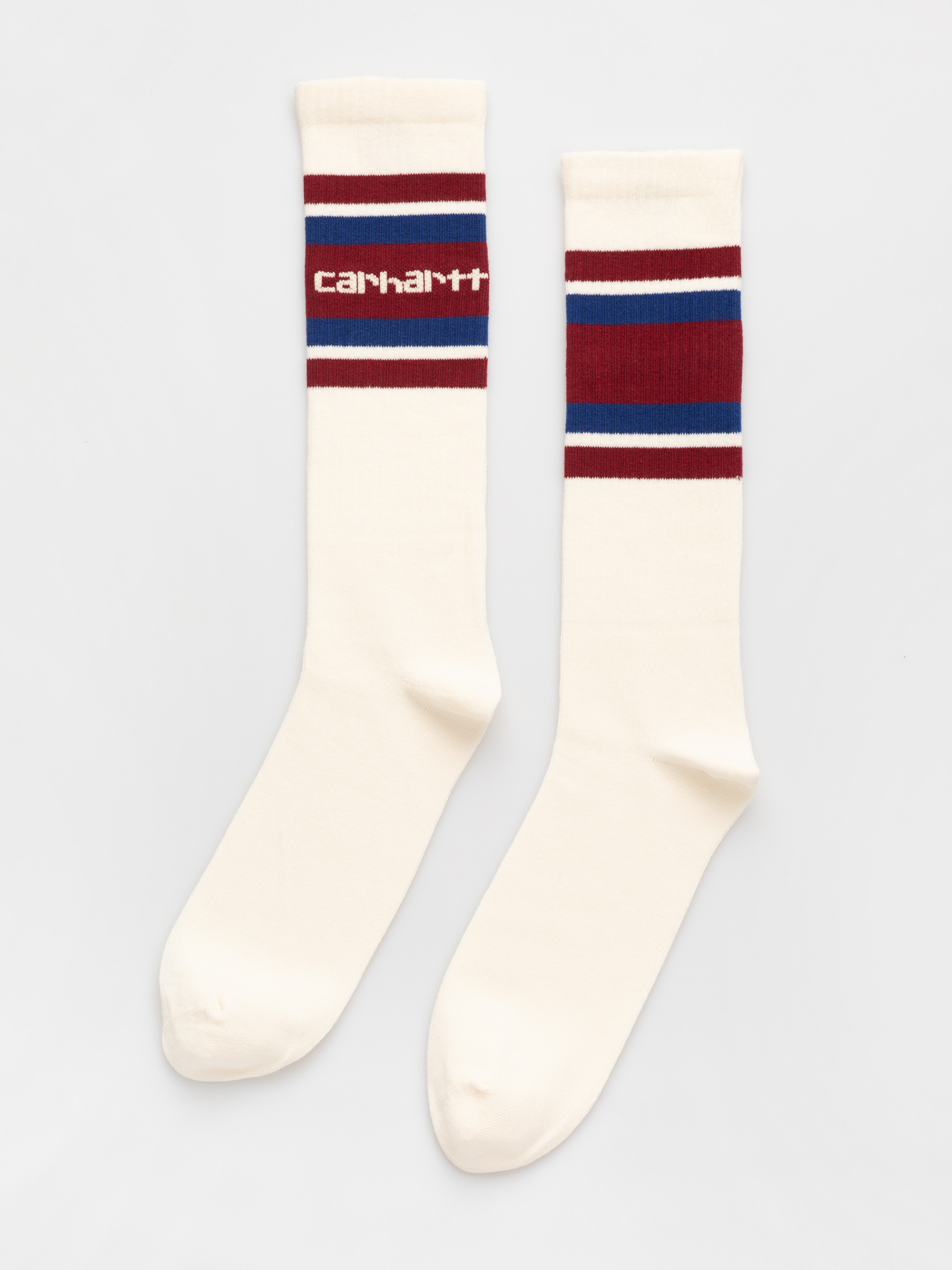 Șosete Carhartt WIP Connors (natural/scarlet/wolfsbane)
