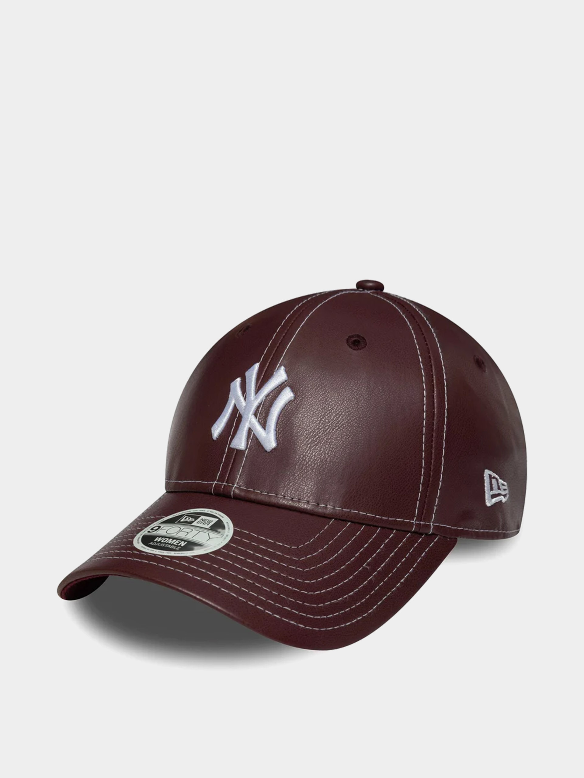 u0218apcu0103 New Era Topstitch Pu 9Forty New York Yankees Wmn (burgundy)