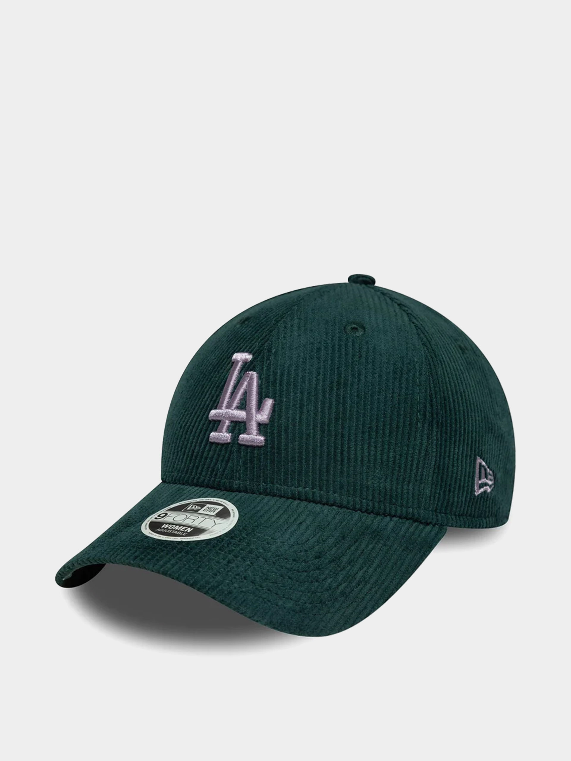 Șapcă New Era Cord 9Forty Los Angeles Dodgers Wmn (dark green)