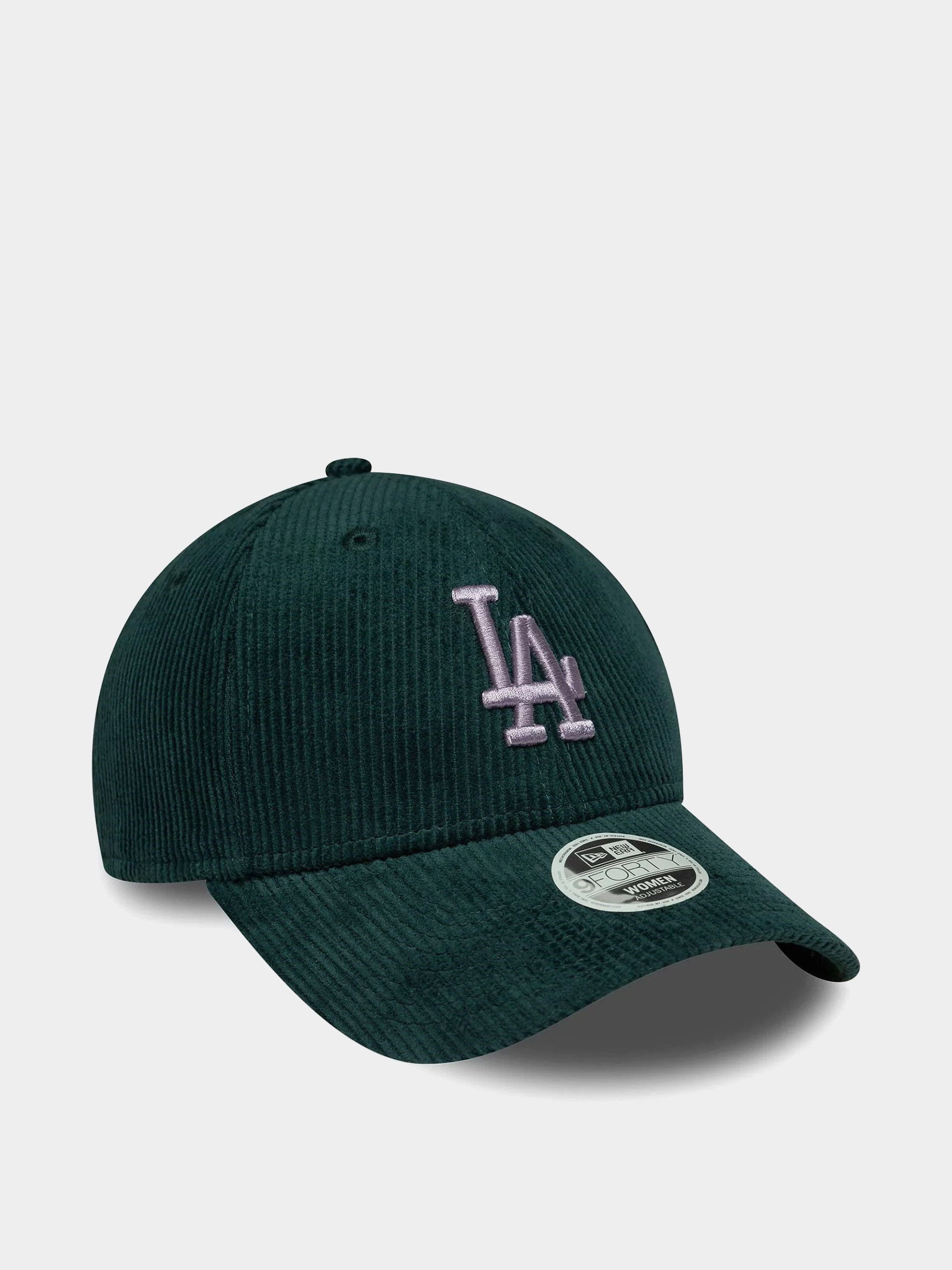 Șapcă New Era Cord 9Forty Los Angeles Dodgers Wmn (dark green)
