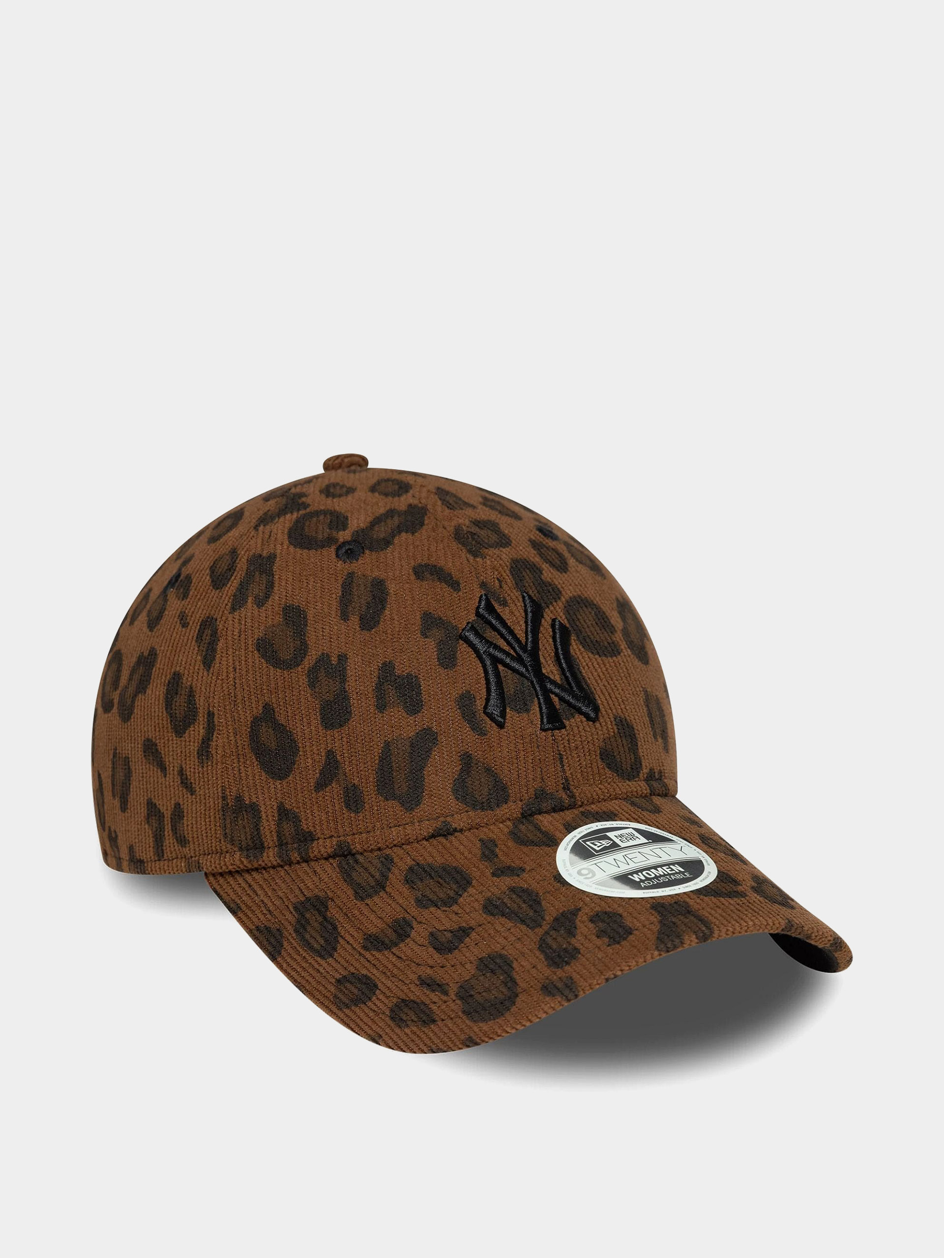 Șapcă New Era Leopard Cord 9Twenty New York Yankees Wmn (brown)