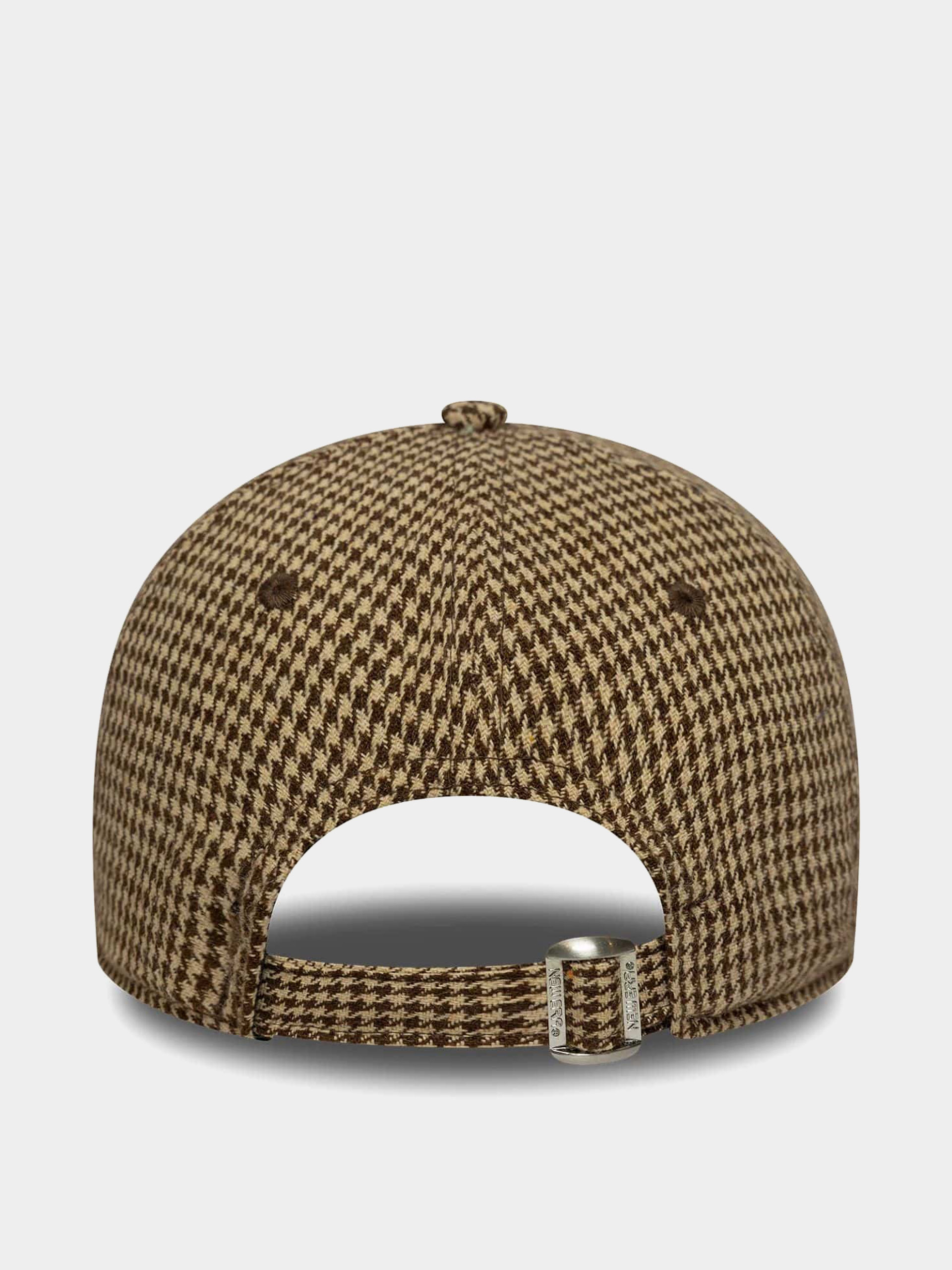 Șapcă New Era Houndstooth 9Twenty Los Angeles Dodgers (brown)