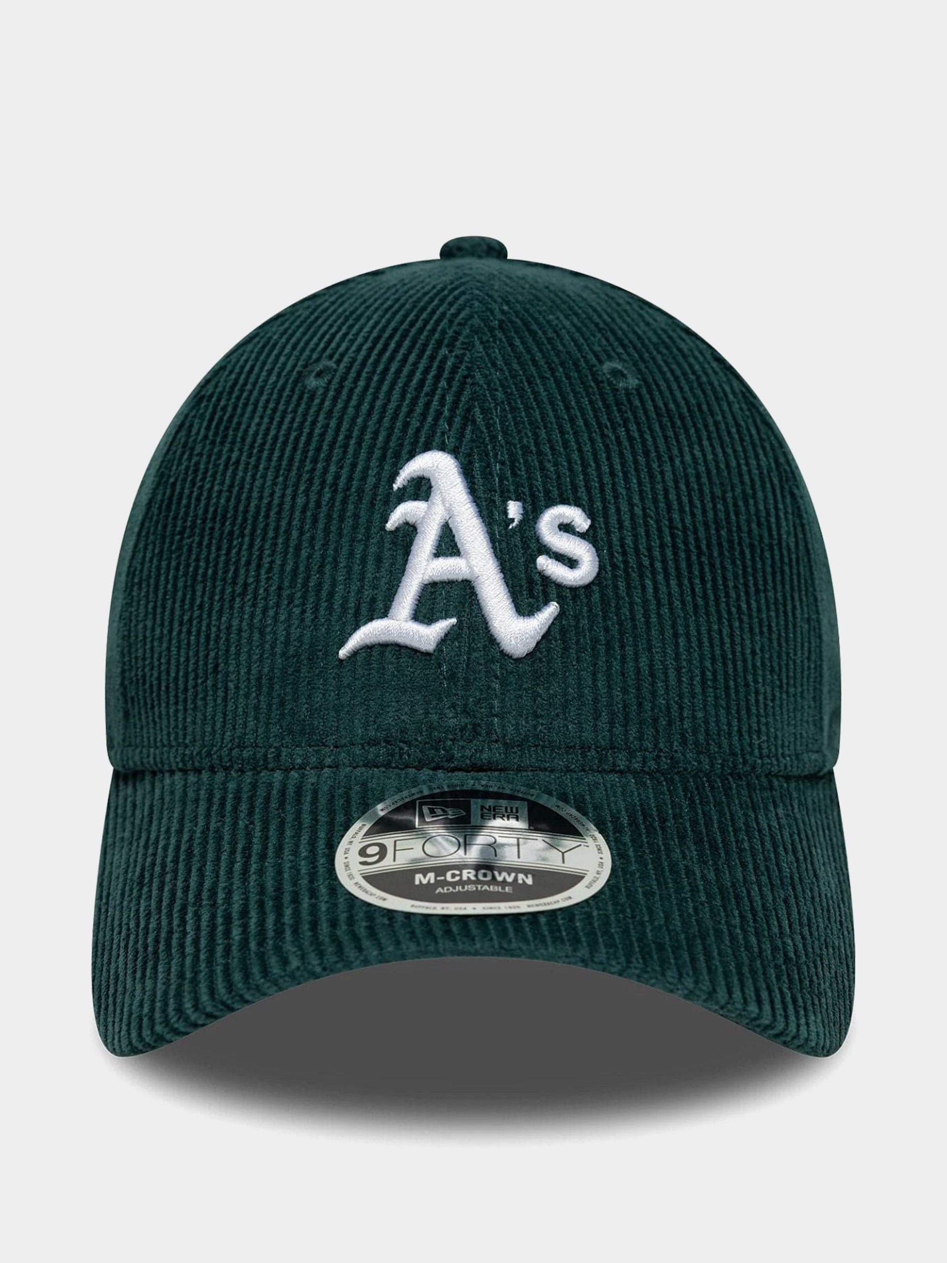 Șapcă New Era Cord 9Forty Mcrown Oakland Athletics (dark green)