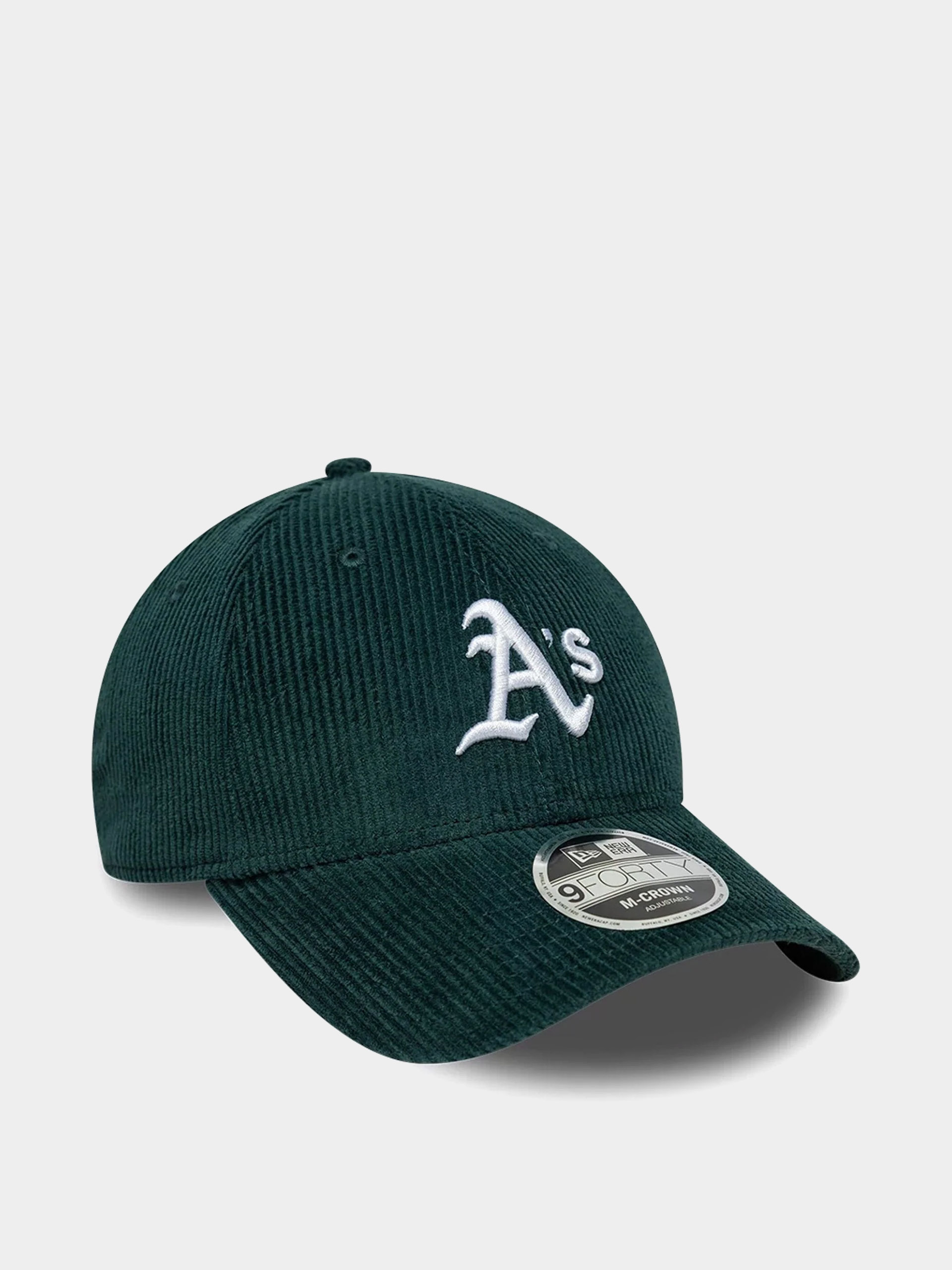 Șapcă New Era Cord 9Forty Mcrown Oakland Athletics (dark green)