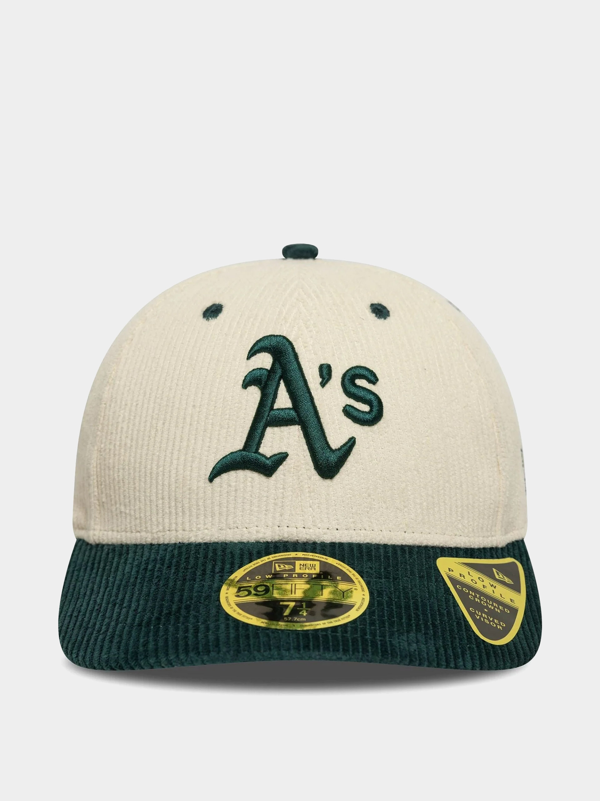 Șapcă New Era Mlb Cord 59Fifty Lp Oakland Athletics (light crea/dark green)