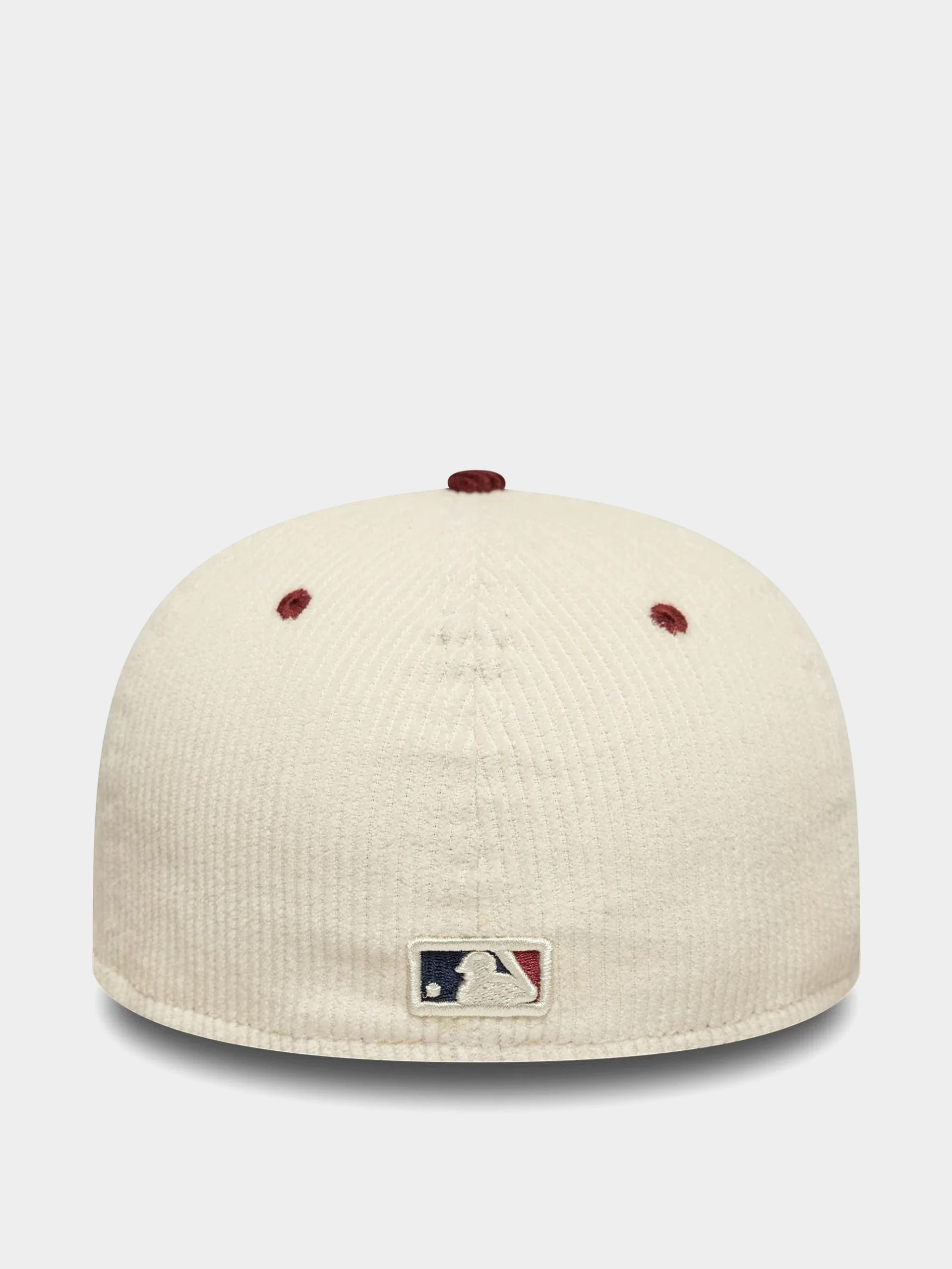 Șapcă New Era Mlb Cord 59Fifty Lp New York Yankees (light cream/burgundy)