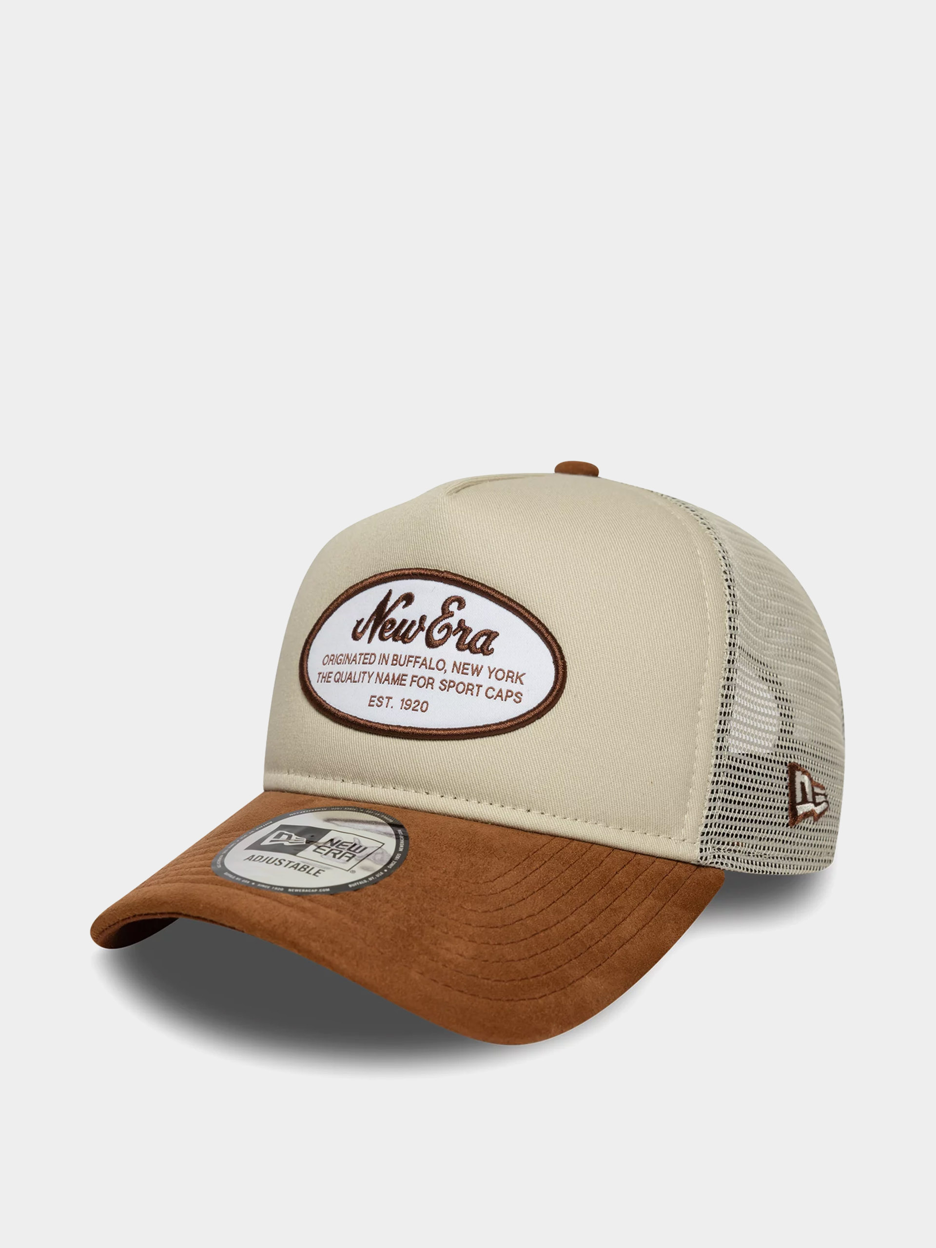 Șapcă New Era Oval Patch Suede Trucker