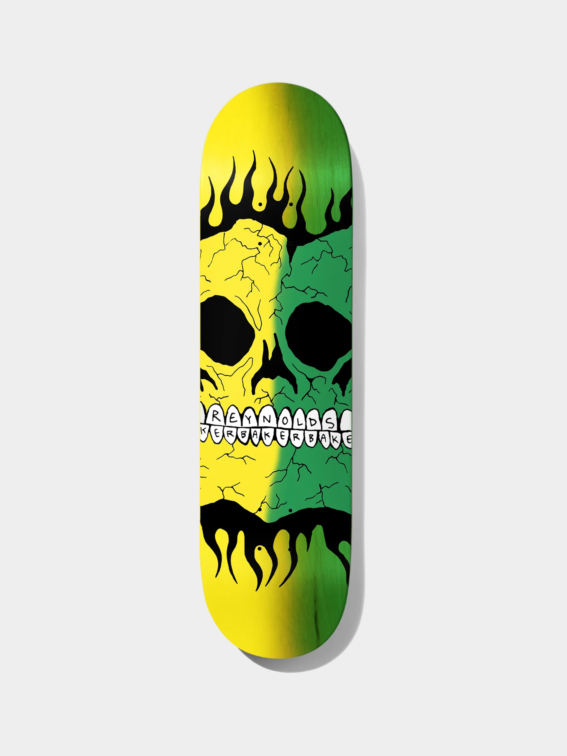 Placă Baker Rasta Skull (yellow/green)