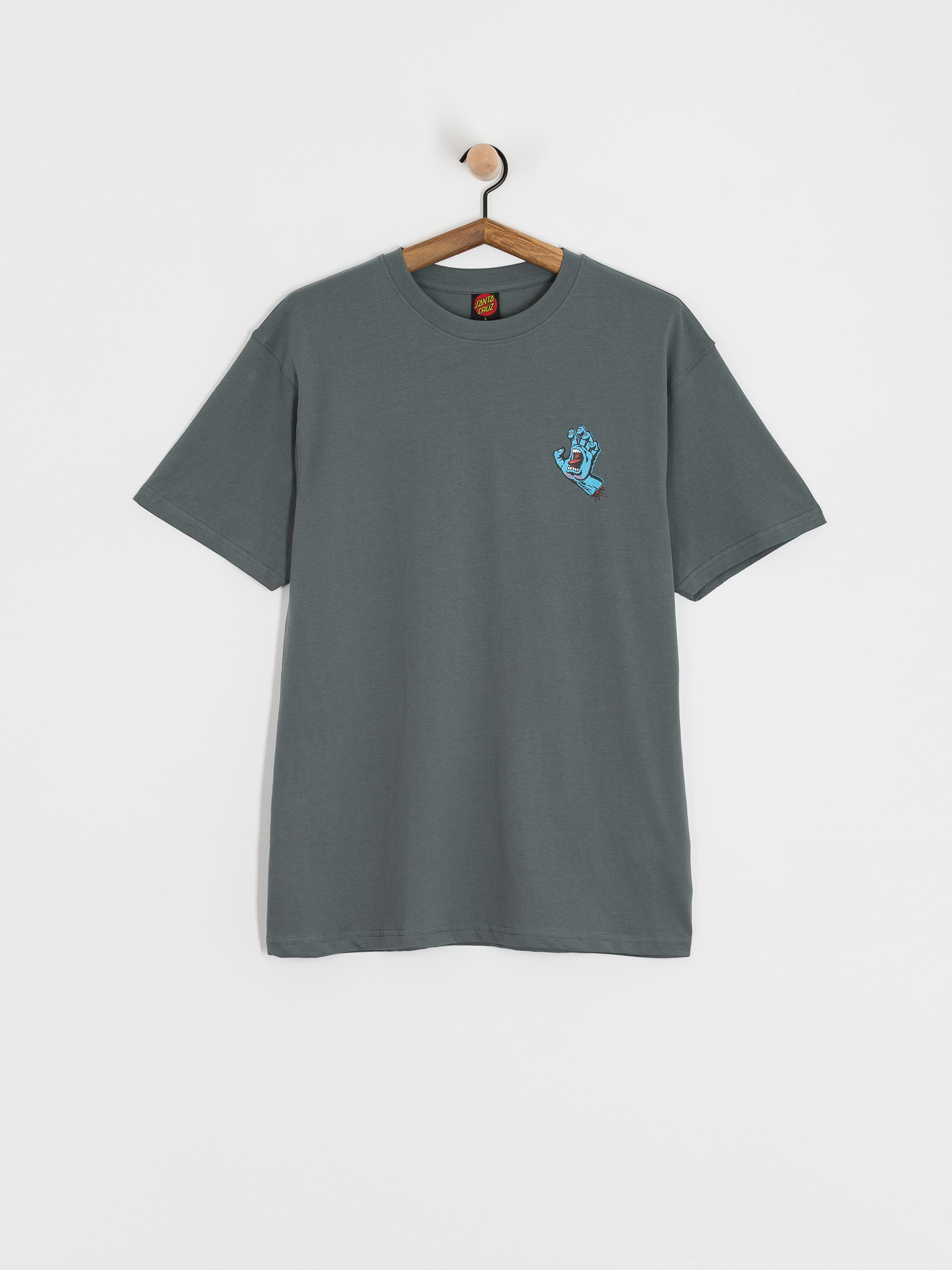 Tricou Santa Cruz Screaming Hand Chest (storm grey)