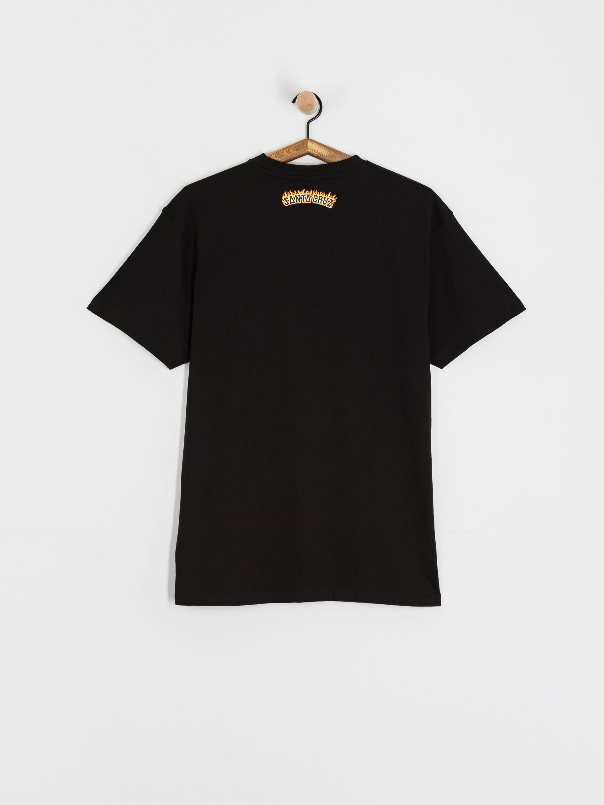 Tricou Santa Cruz Burnt Bone Hand (black)