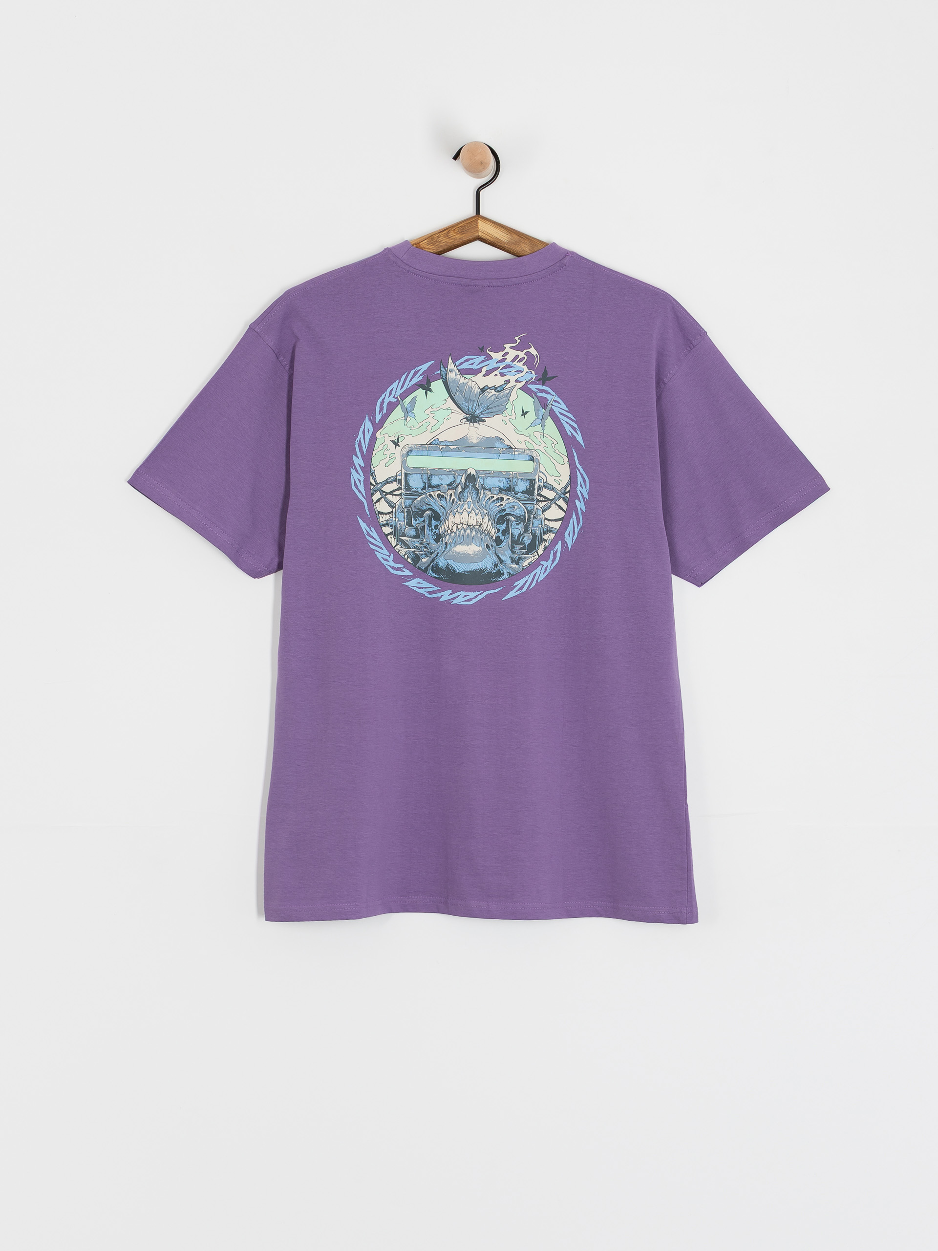 Tricou Santa Cruz Wooten Cyber (purple haze)