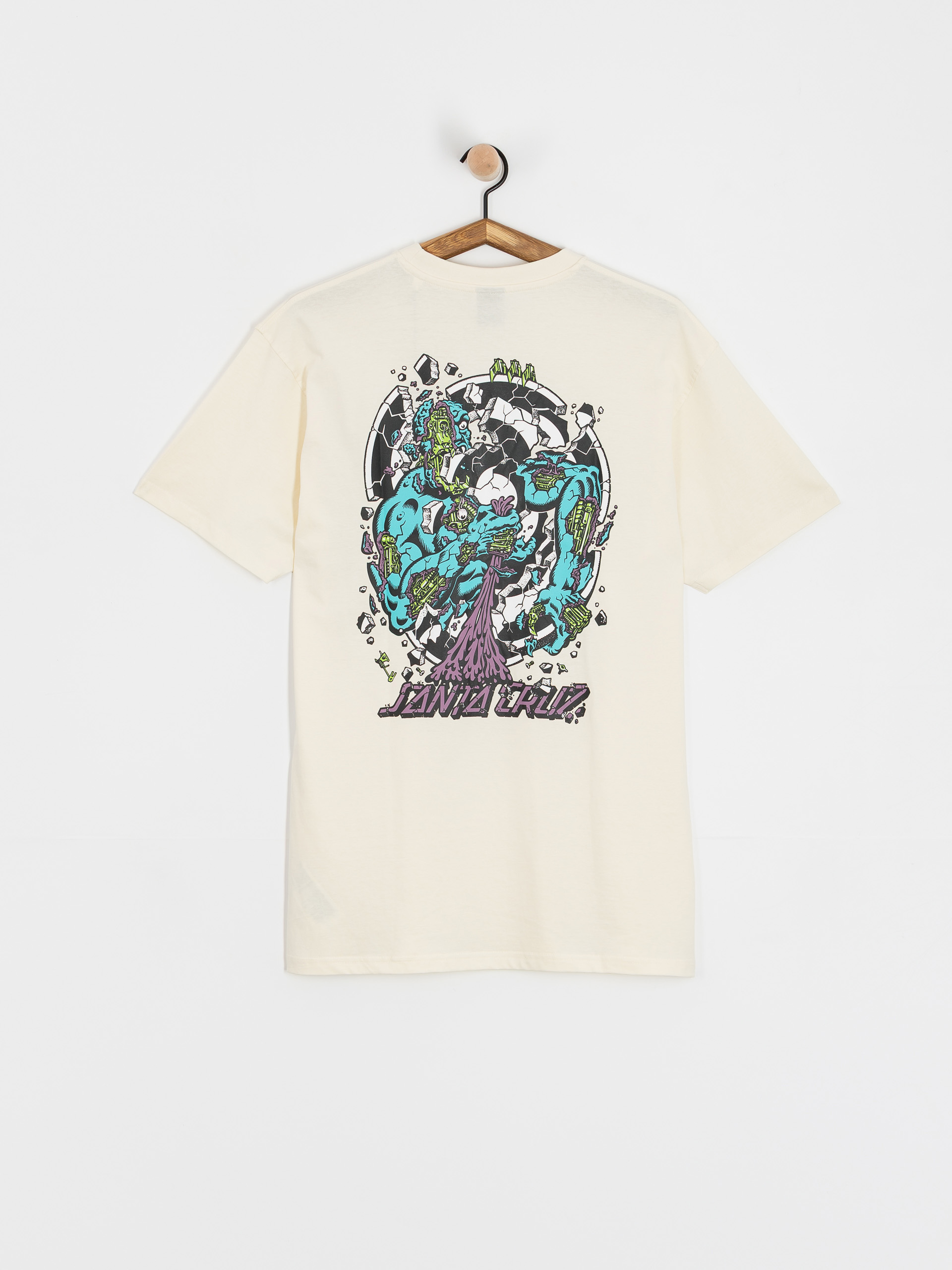 Tricou Santa Cruz Roskopp Dissect Strip (unbleached cotton)