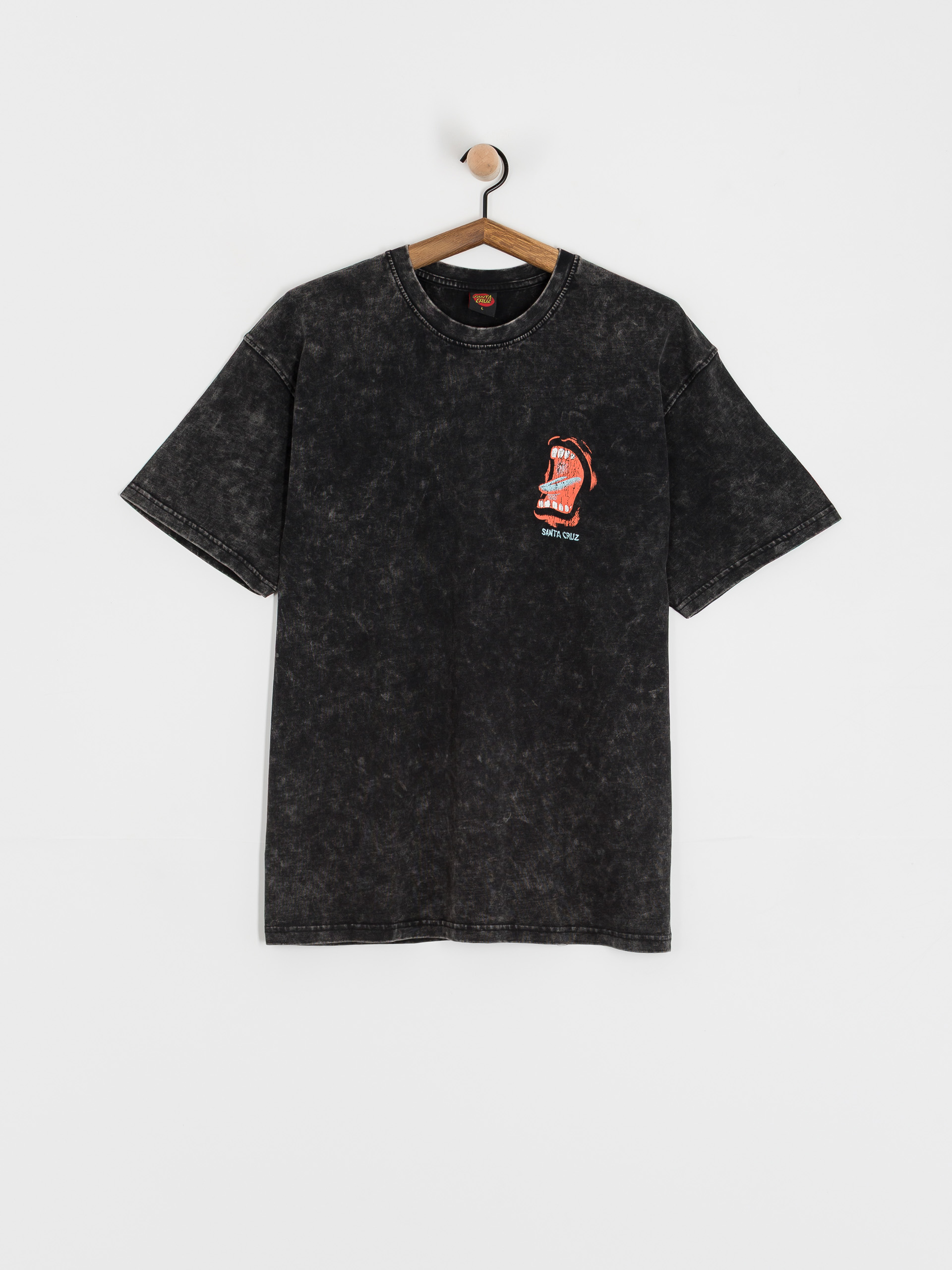 Tricou Santa Cruz VTG Screaming Connect (black acid wash)