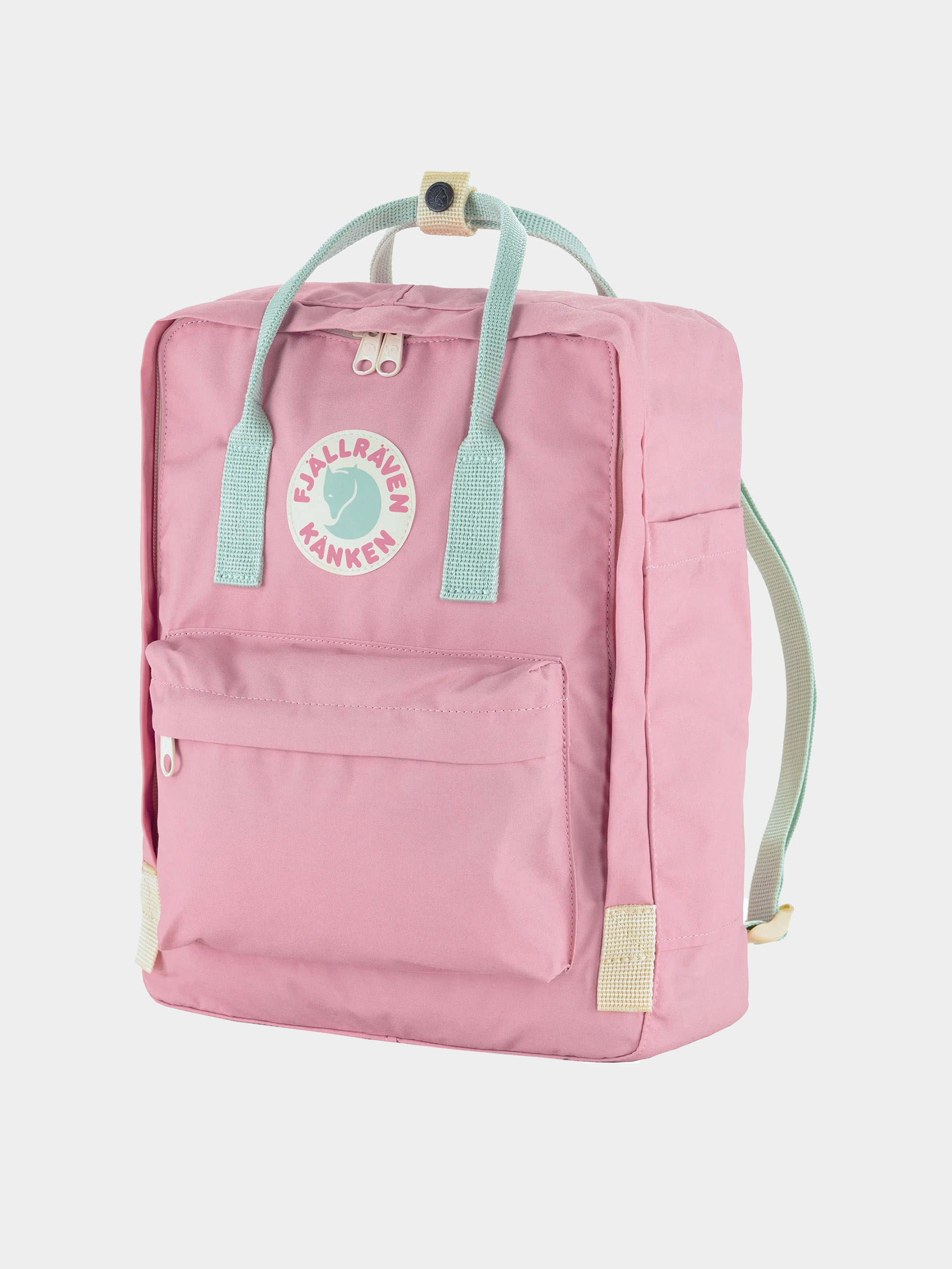 Rucsac Fjallraven Kanken Koncept (pink/mint green)