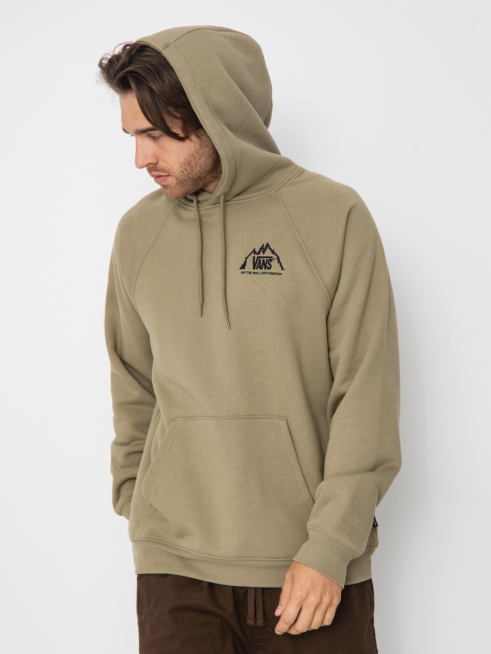 Hanorac cu glugă Vans Mte Crestline Logo HD (bay leaf)