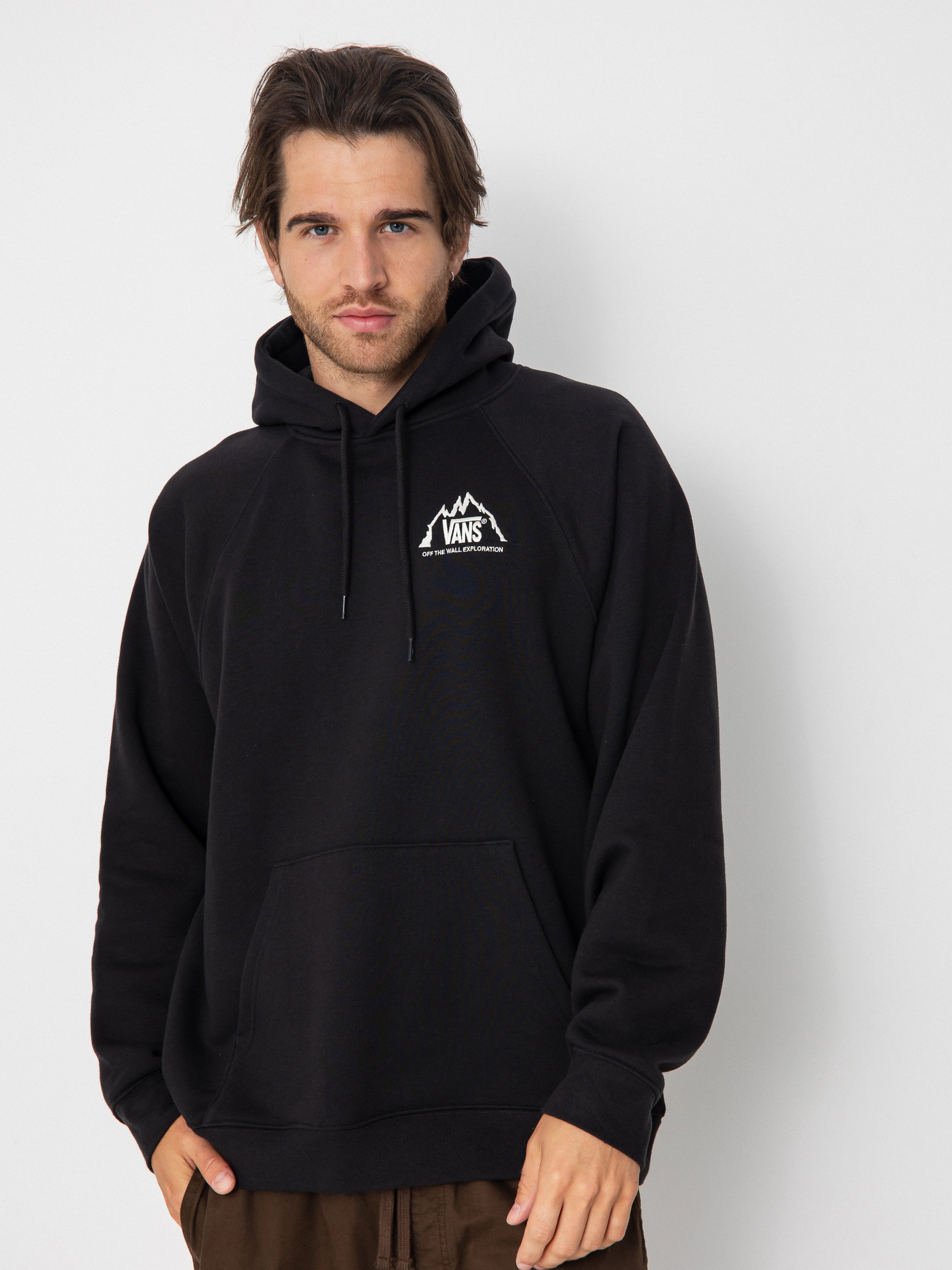 Hanorac cu glugă Vans Mte Crestline Logo HD (black)