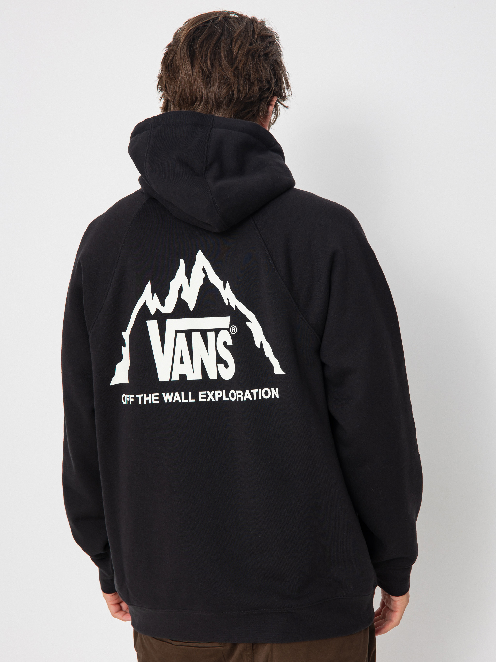 Hanorac cu glugă Vans Mte Crestline Logo HD (black)