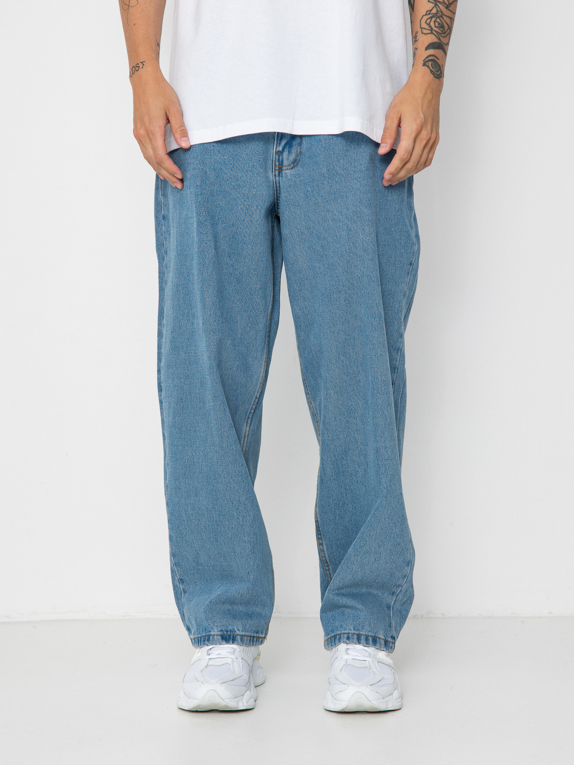 Pantaloni Vans Check 5 Baggy Denim (stonewash/blue)