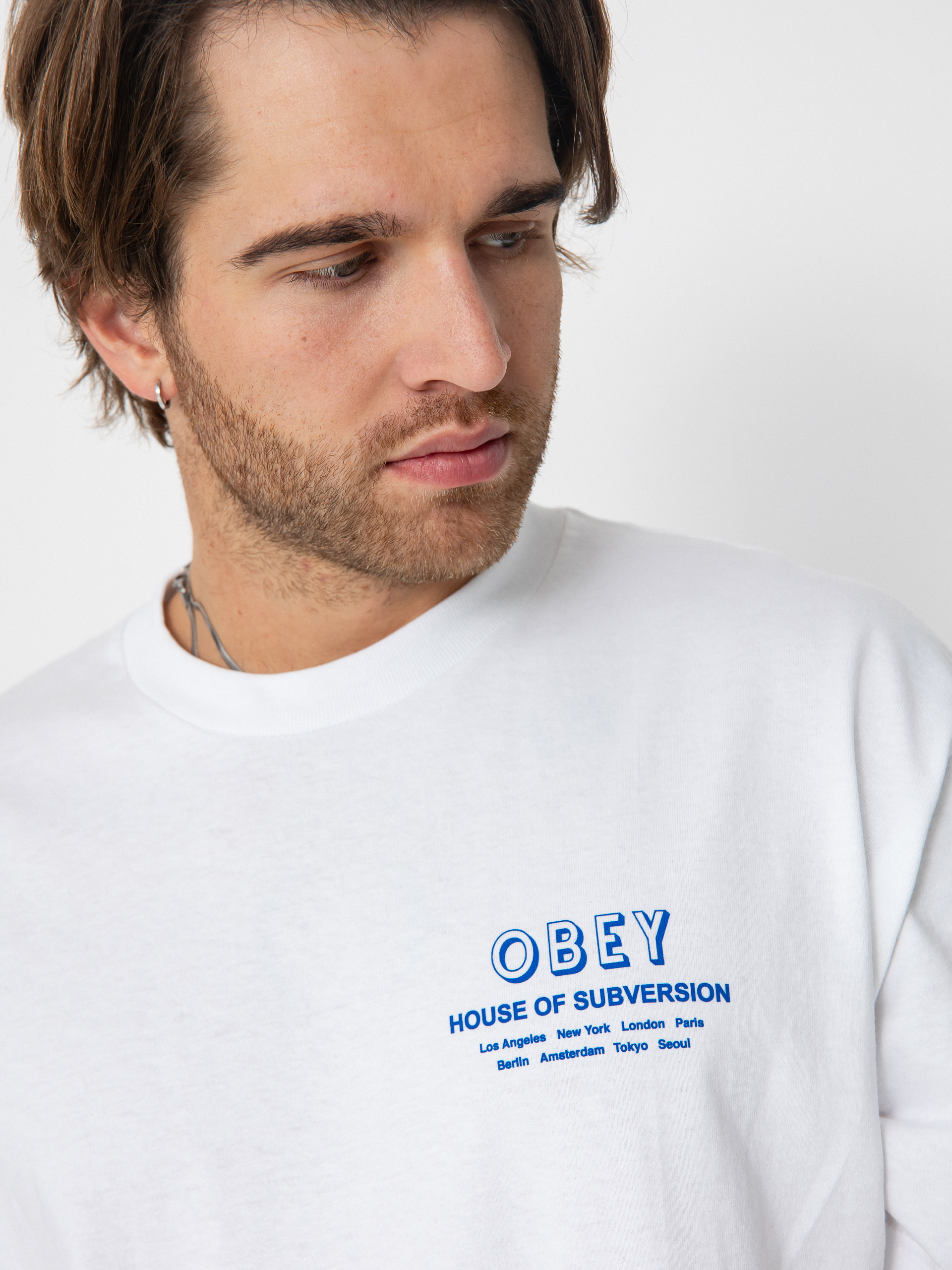 Tricou OBEY Obey House Of Subversion (white)