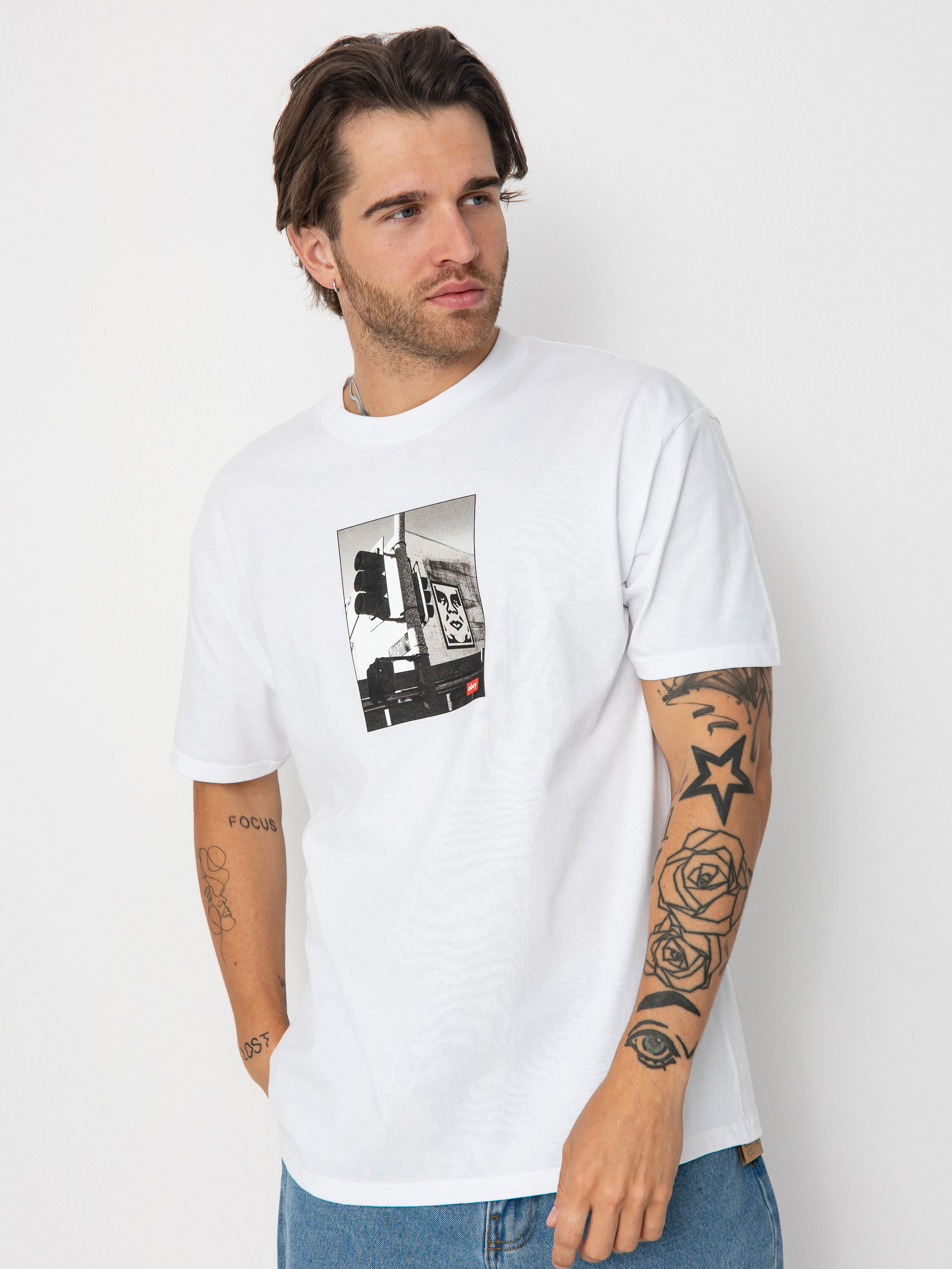 Tricou OBEY Obey Los Angeles Photo (white)