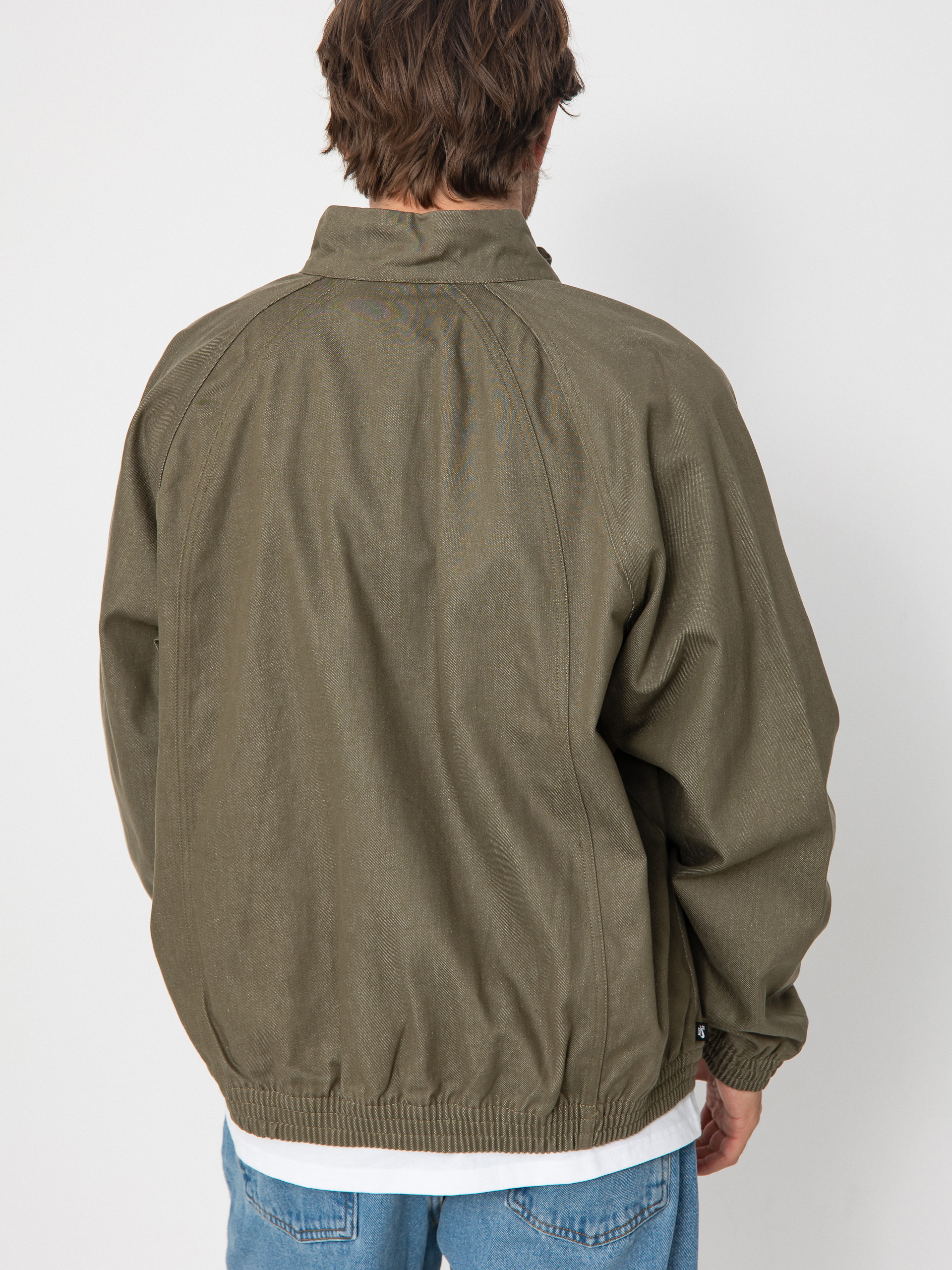 Geacă Nike SB Denim FZ Trak - (medium olive/white)