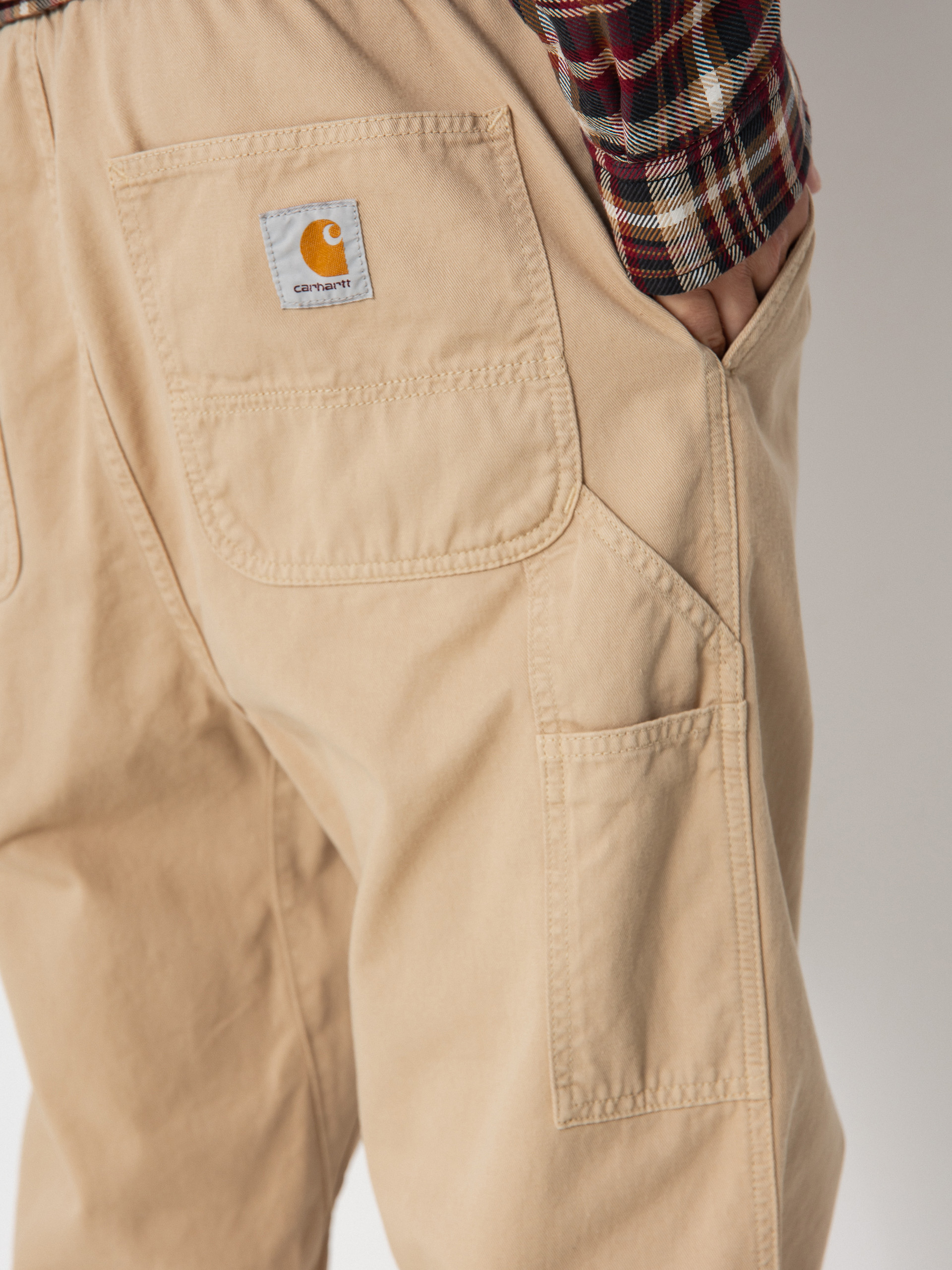 Pantaloni Carhartt WIP Flint (wall/garment dyed)