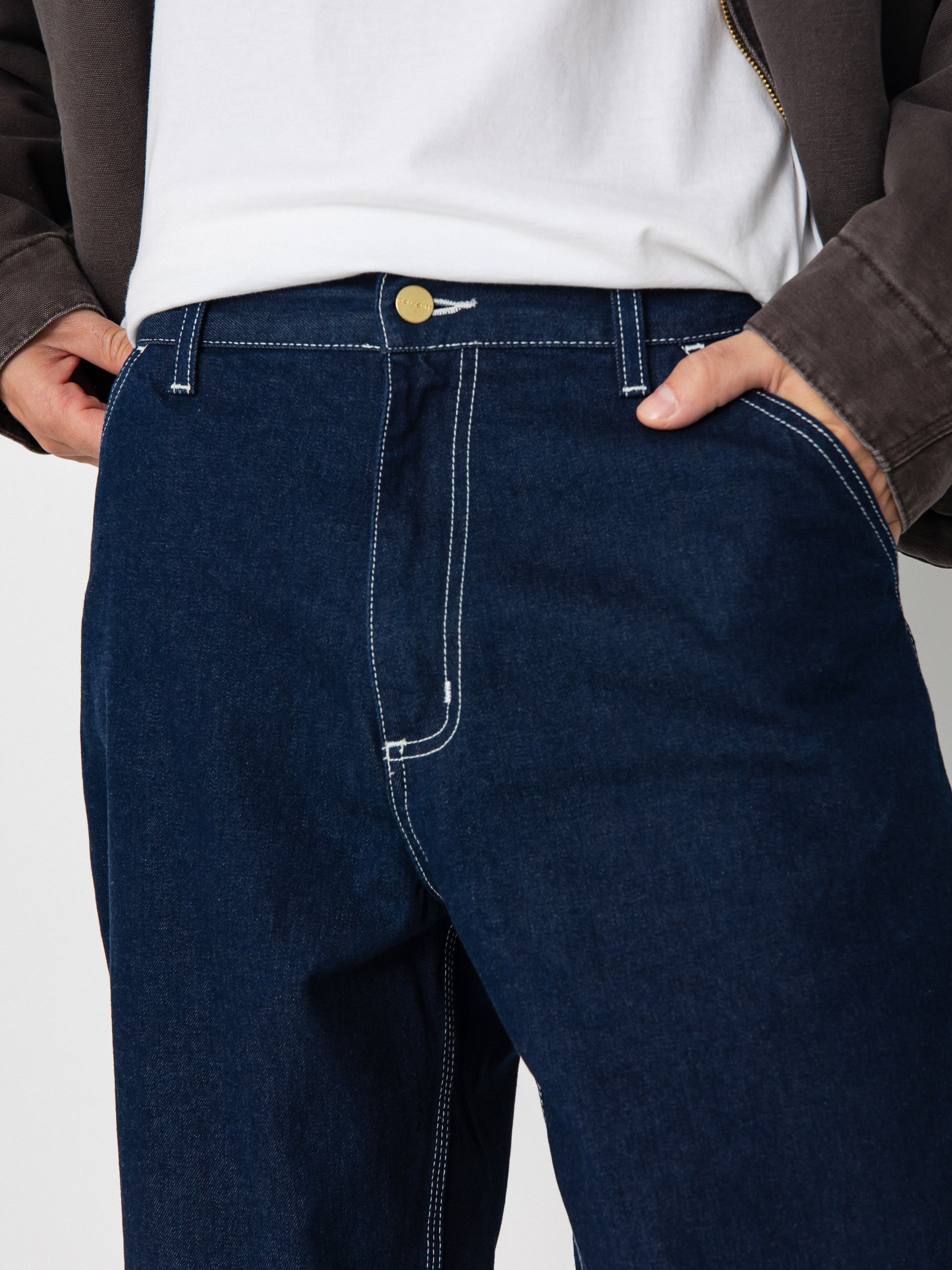 Pantaloni Carhartt WIP Simple (blue/one wash)