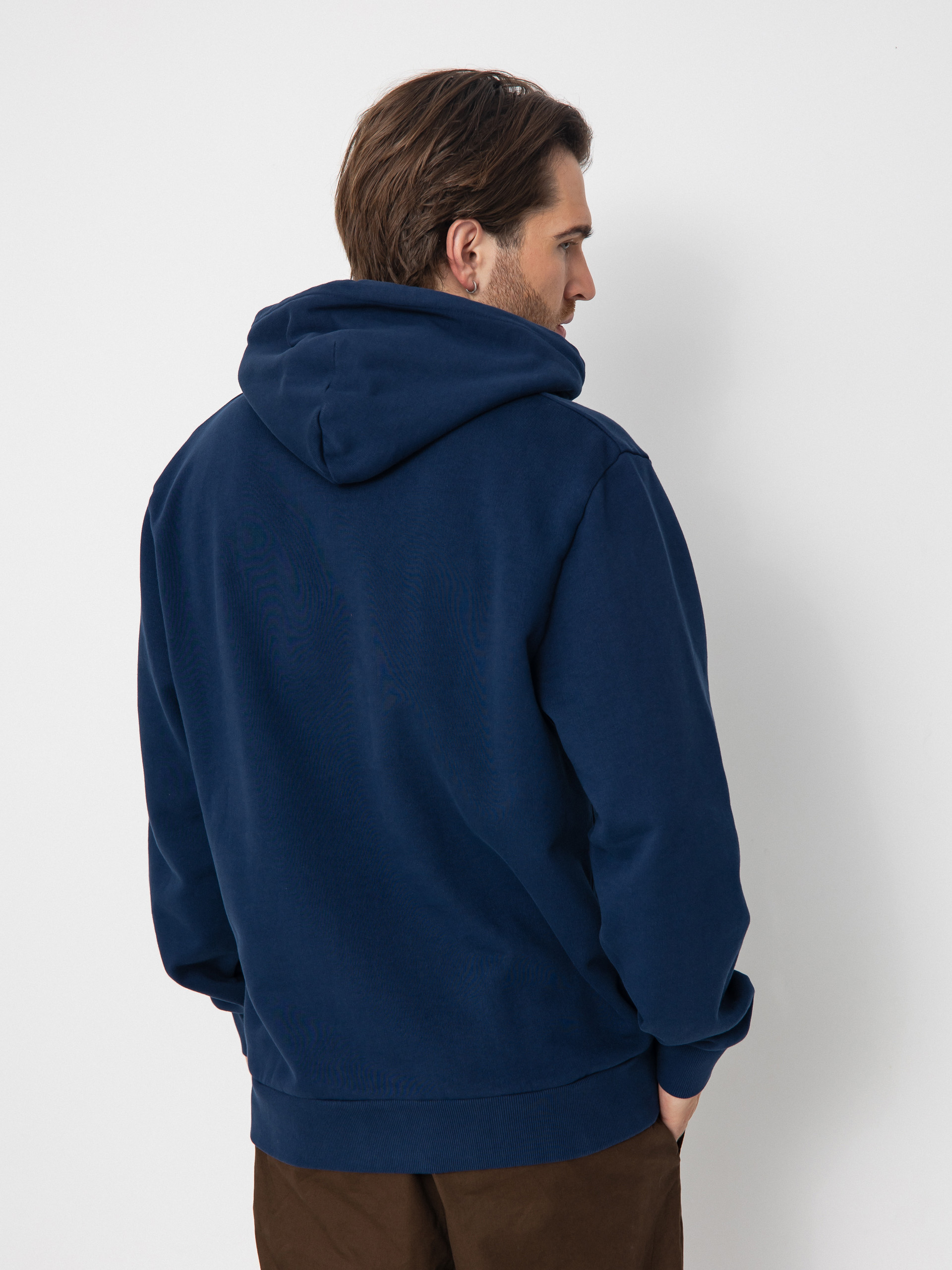 Hanorac cu glugă Carhartt WIP Script Embroidery HD (jupiter/white)