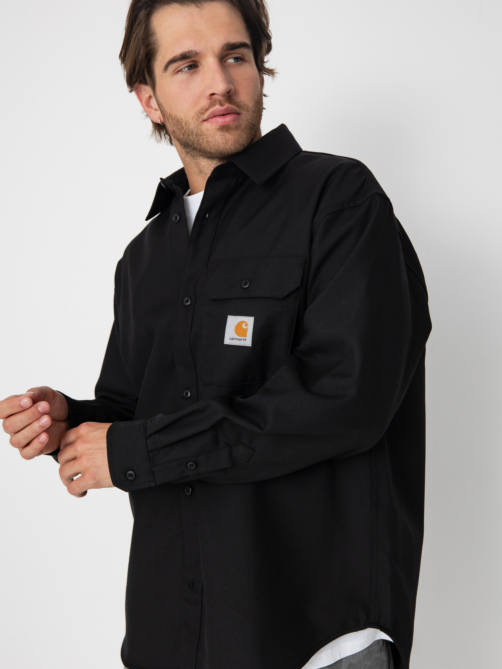 Cămașă Carhartt WIP Ray (black/rigid)