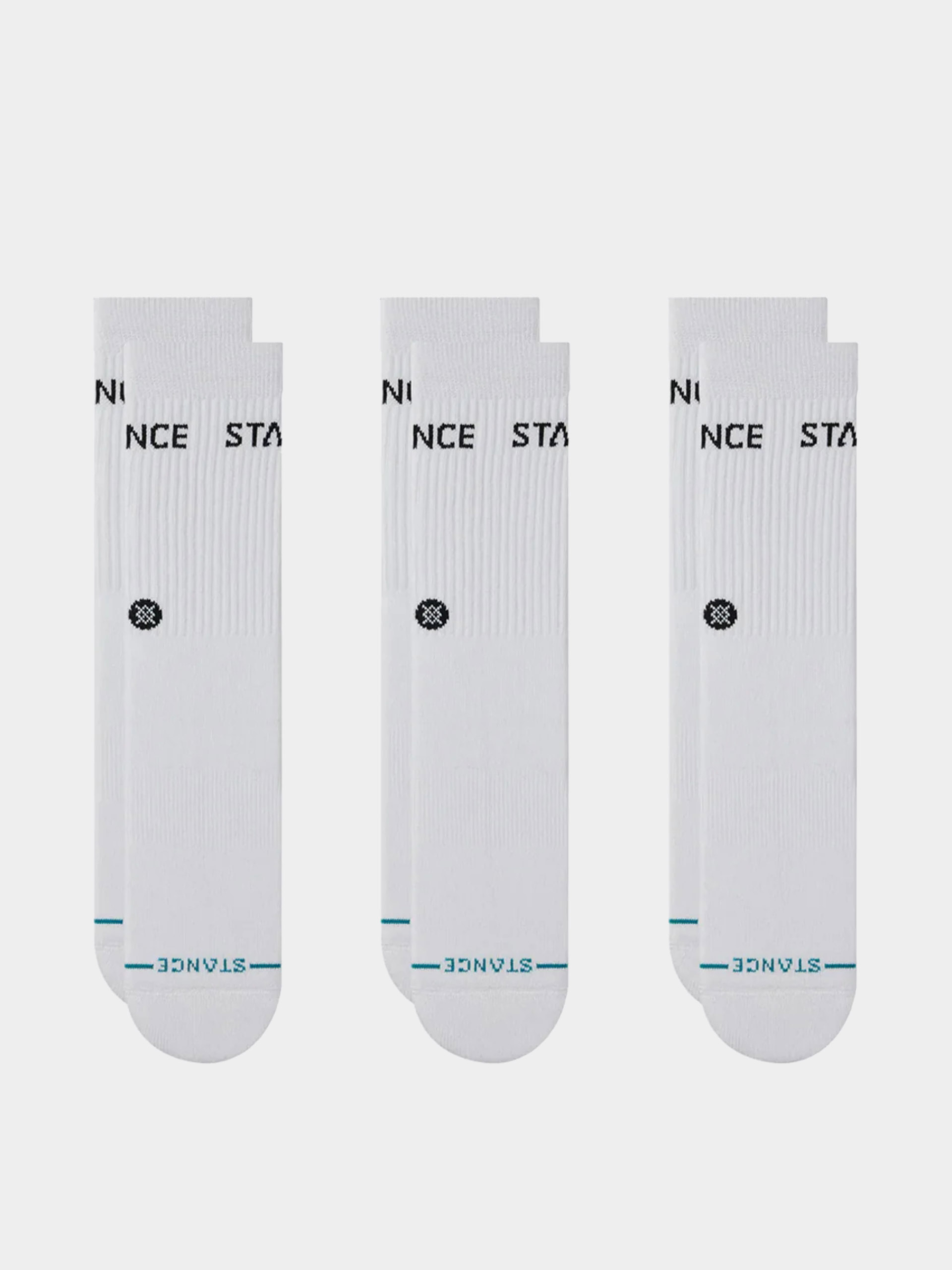 Șosete Stance Origin 3 Pack Crew (white)