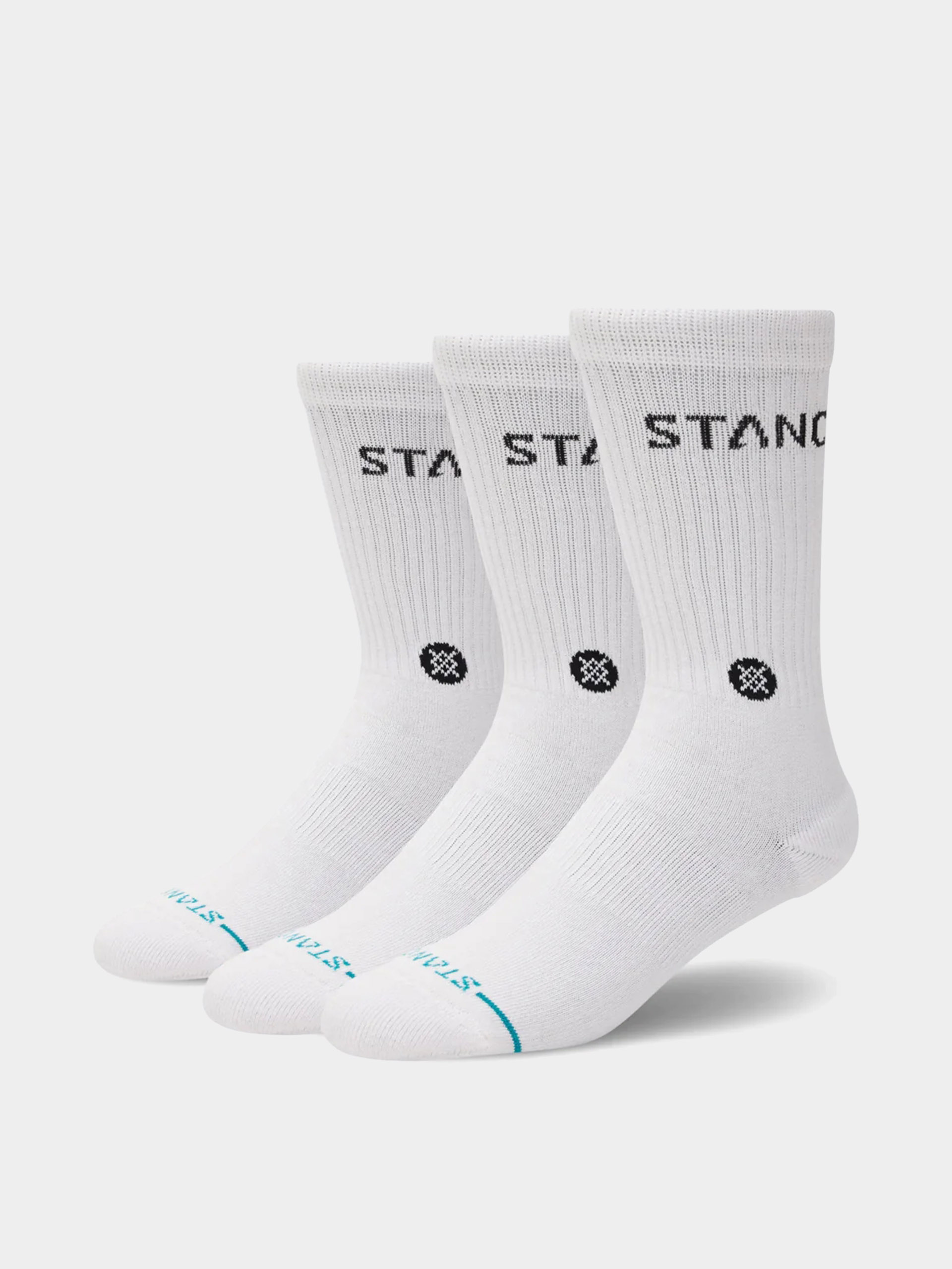Șosete Stance Origin 3 Pack Crew (white)