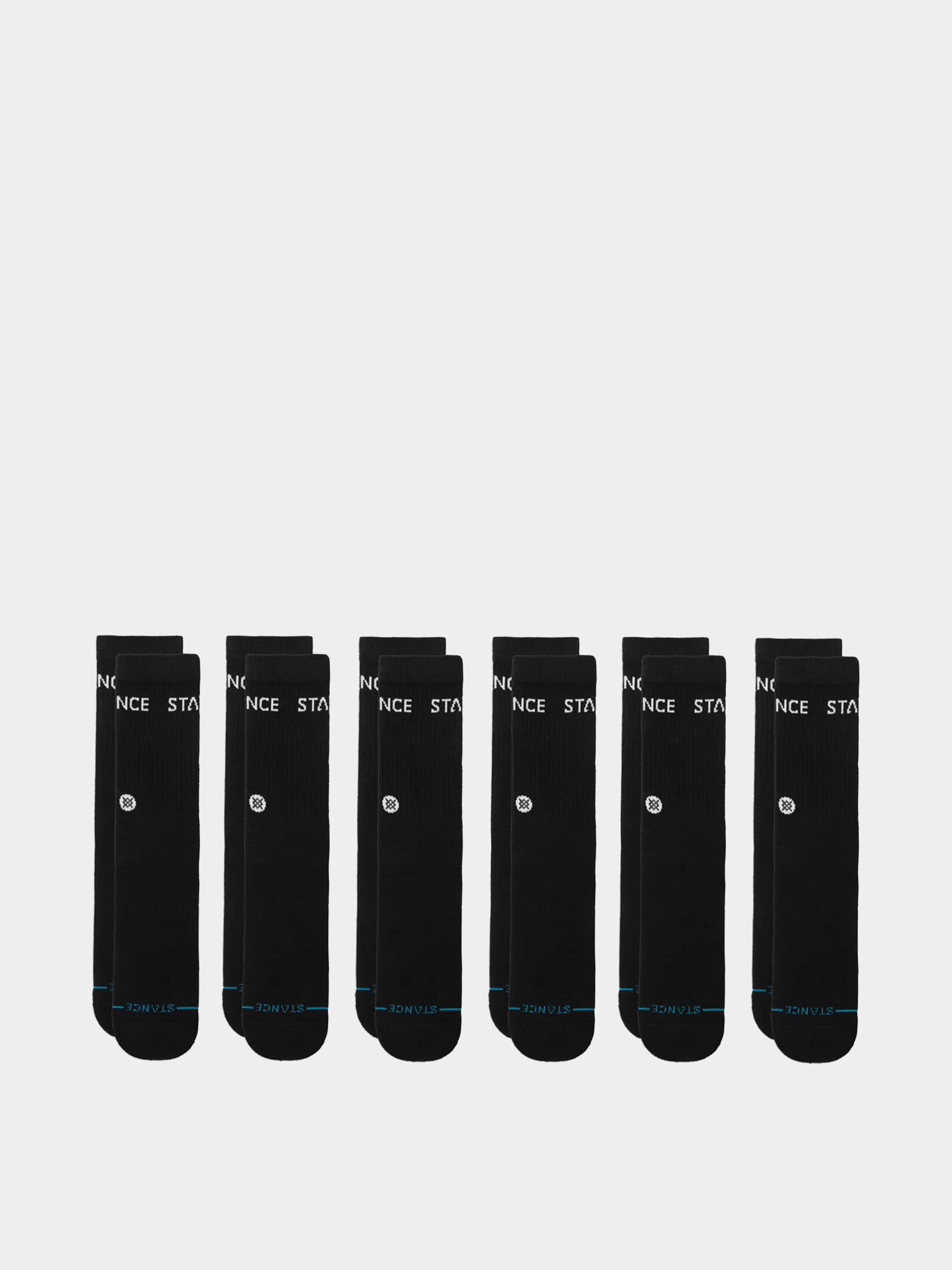 Șosete Stance Origin 6 Pack Crew (black)