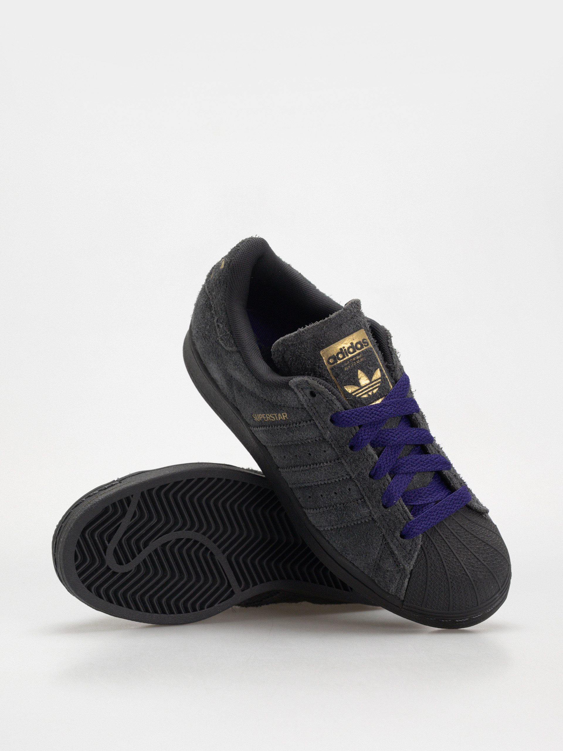 Pantofi adidas Superstar Adv (carbon/carbon/cpurpl)