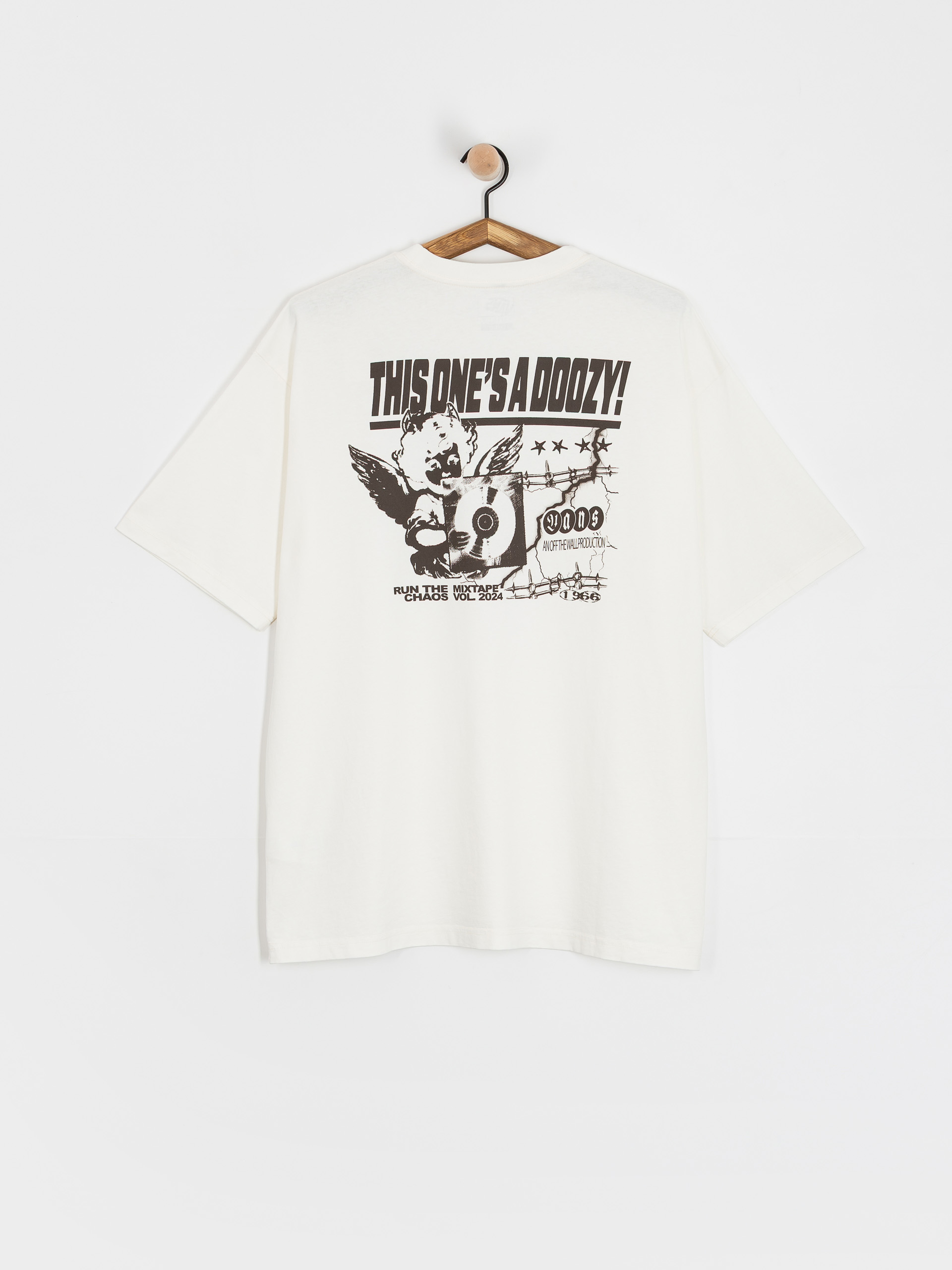 Tricou Vans Earthbound Loose Fit (mountain essentials marshmallow)