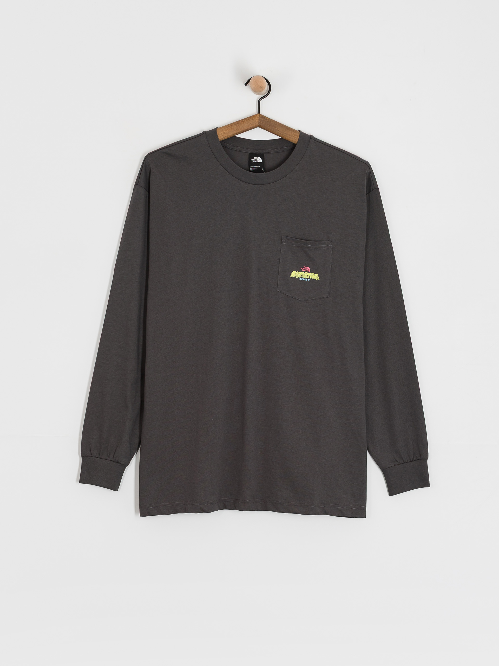 Longsleeve The North Face Expedition Celebration Oversized (anthracite grey)