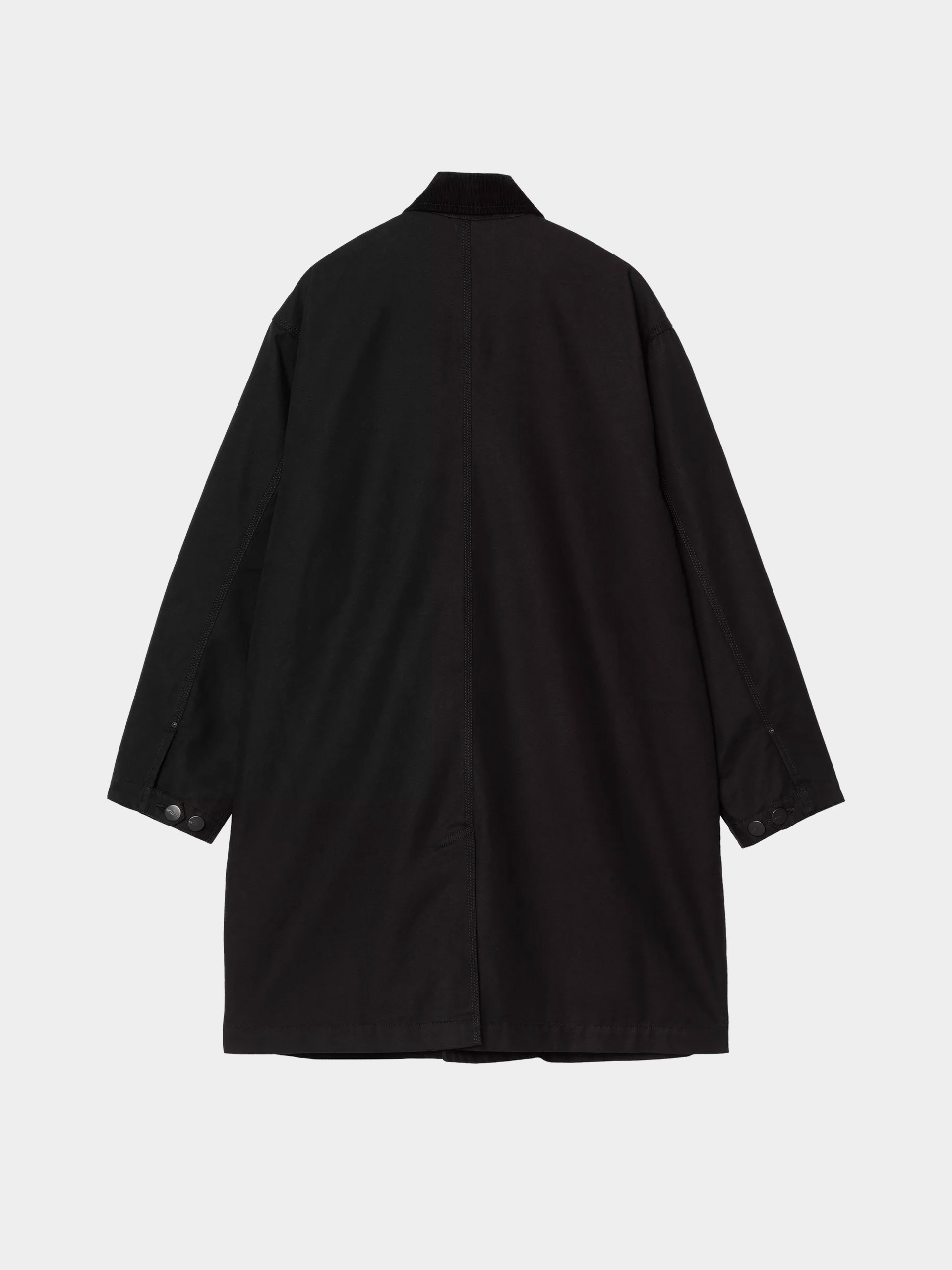 Palton Carhartt WIP Webster Coat (black/black/rinsed)
