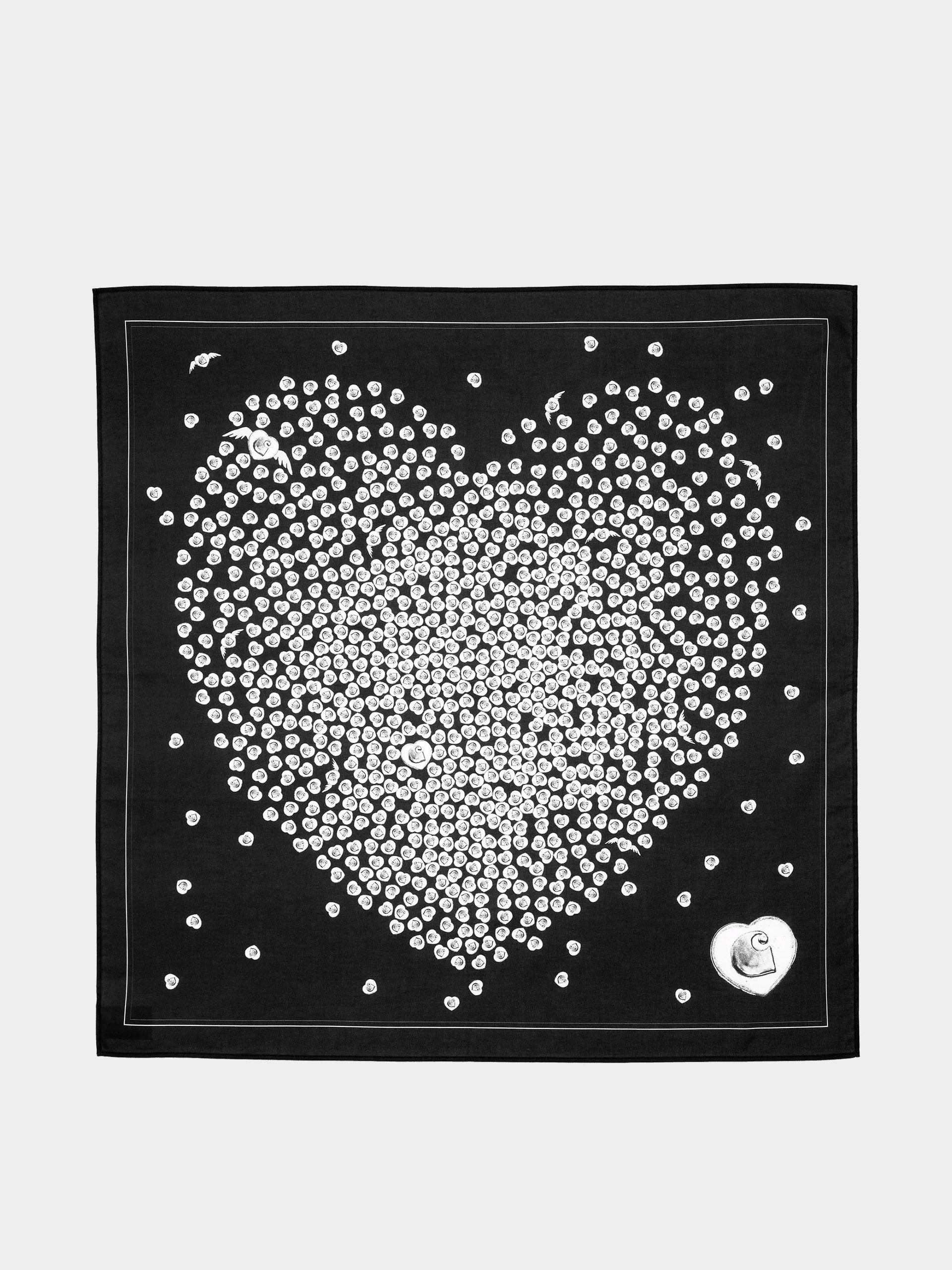 Bandană Carhartt WIP Heart to Hartt (black)
