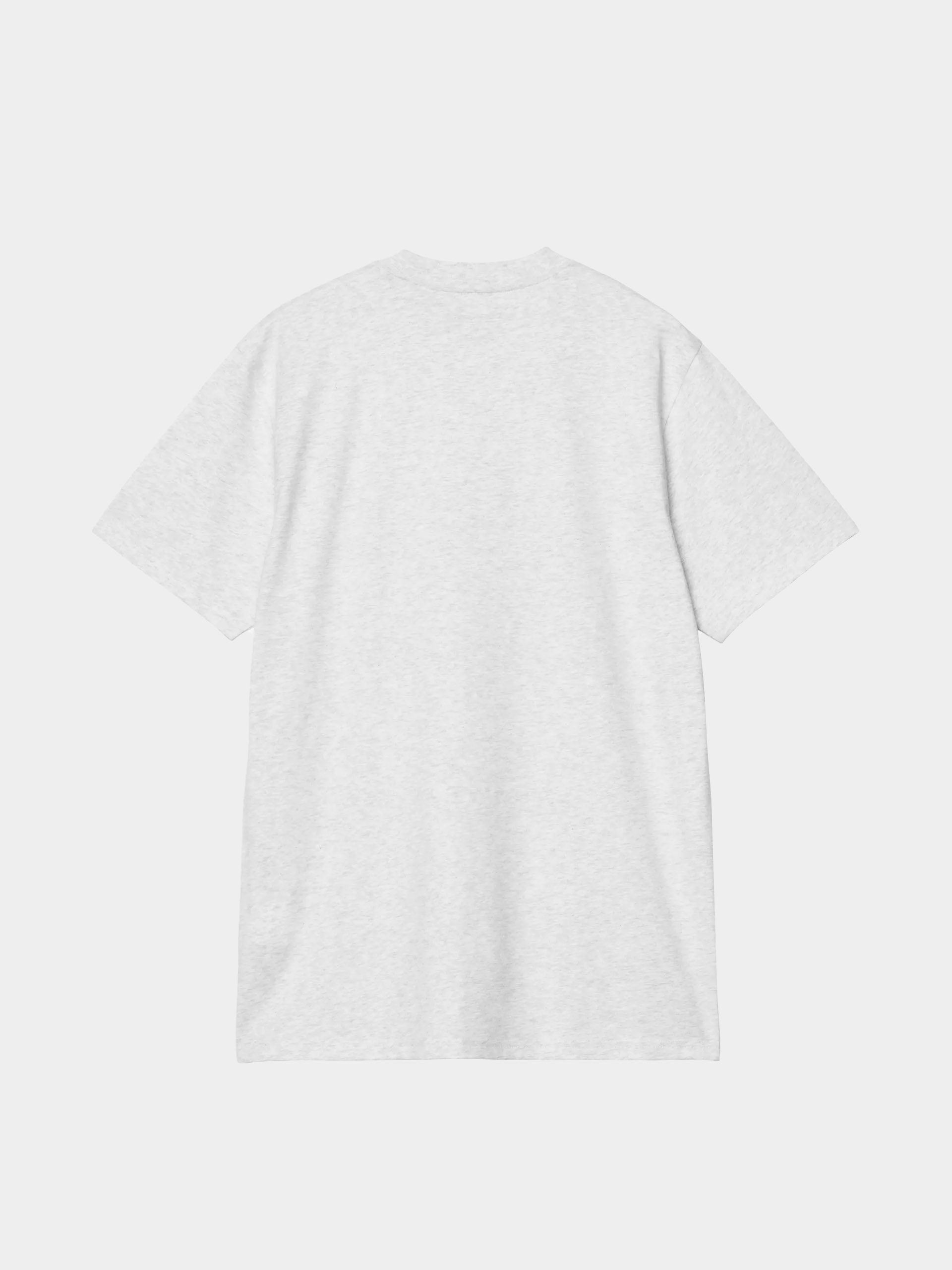 Tricou Carhartt WIP Script (ash heather/rondo)