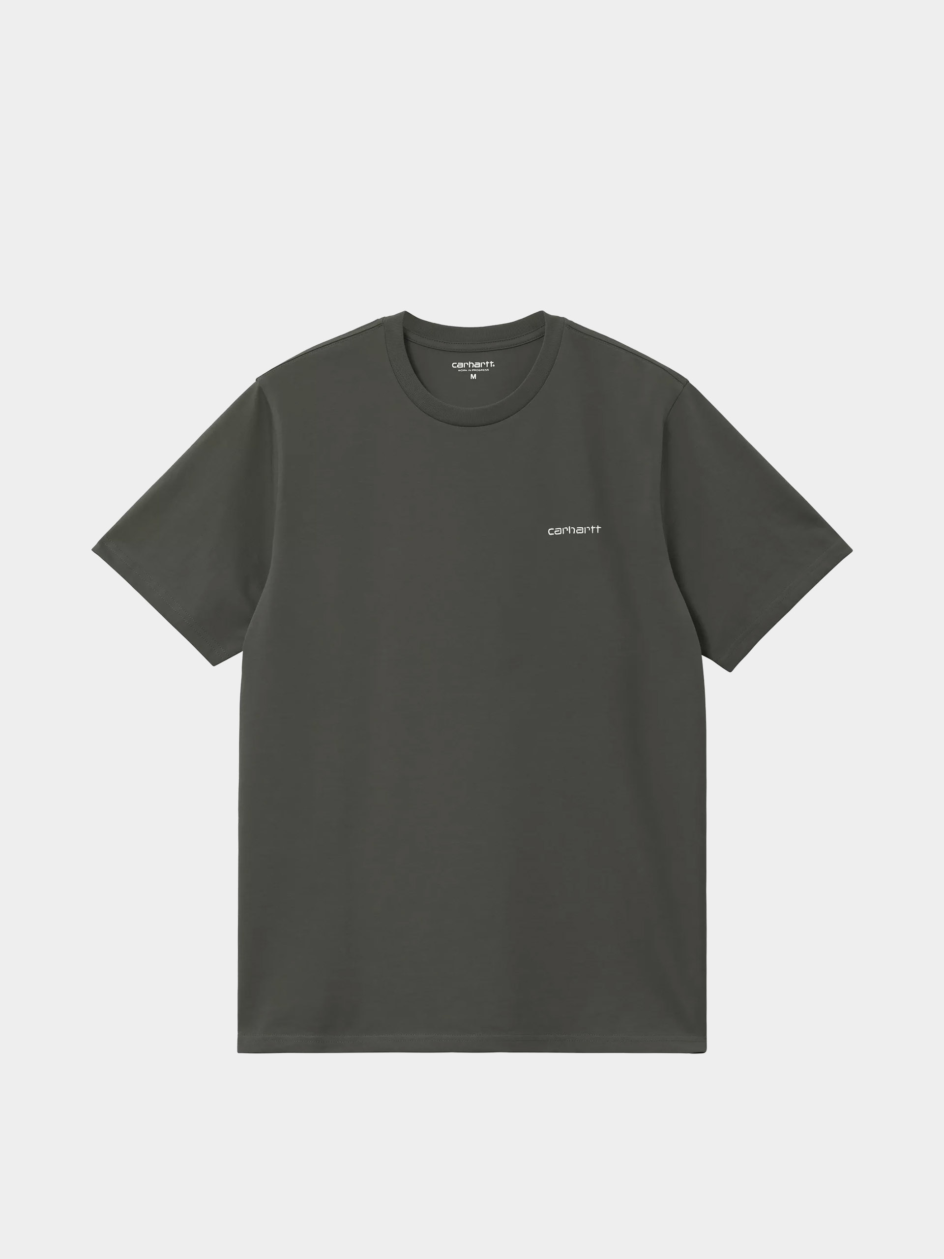 Tricou Carhartt WIP Script Embroidery (opuntia/white)