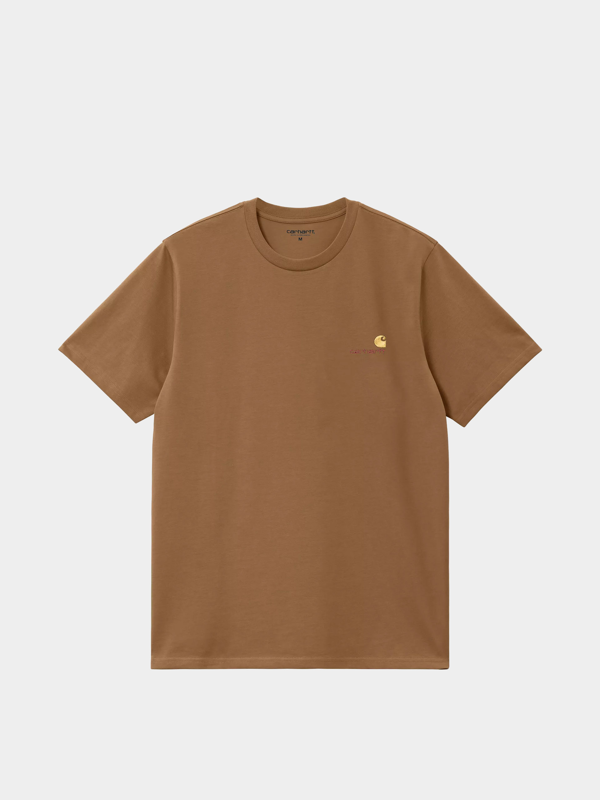 Tricou Carhartt WIP American Script (hamilton brown)