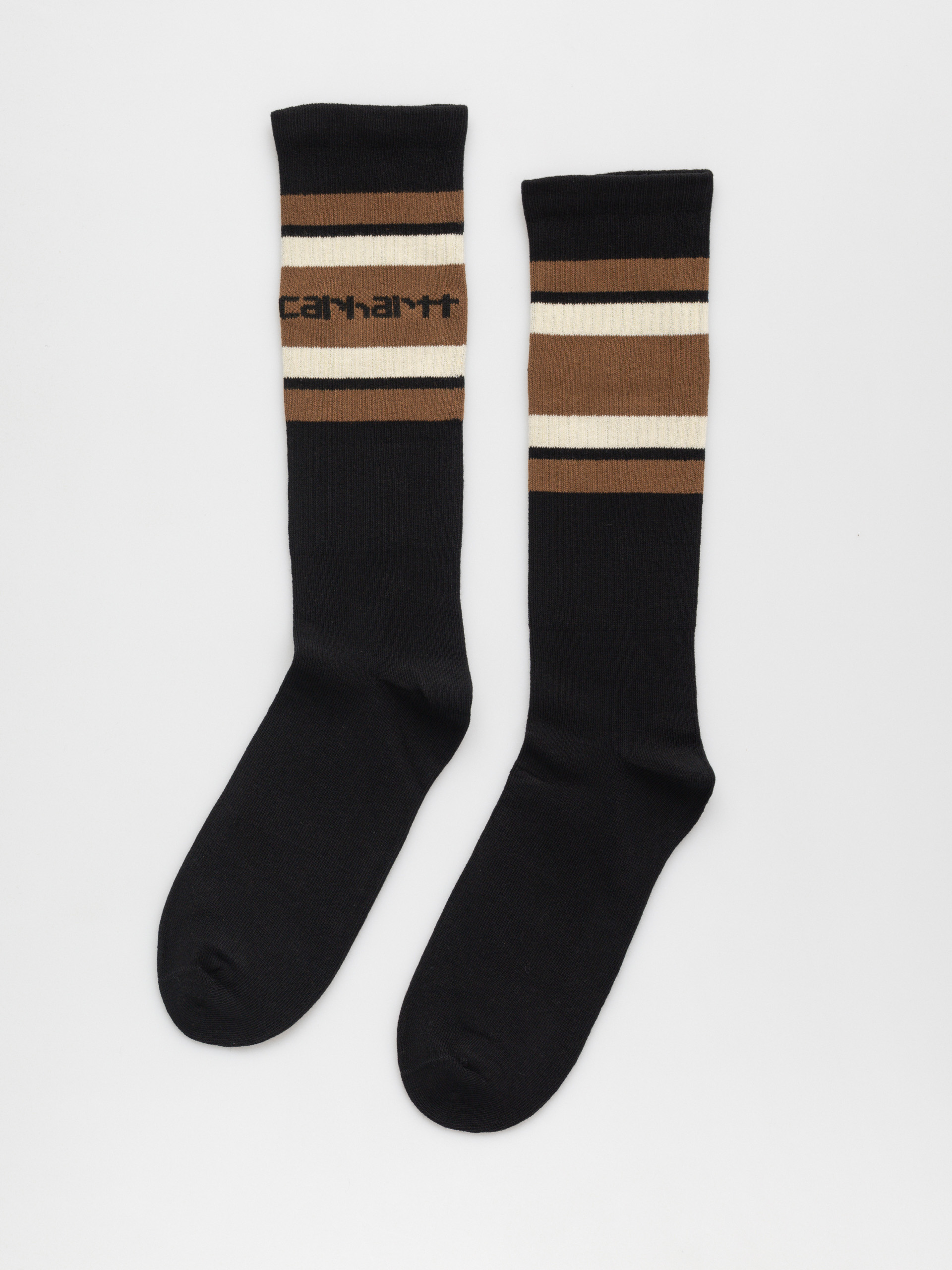 Șosete Carhartt WIP Connors (black/hamilton brown/salt)